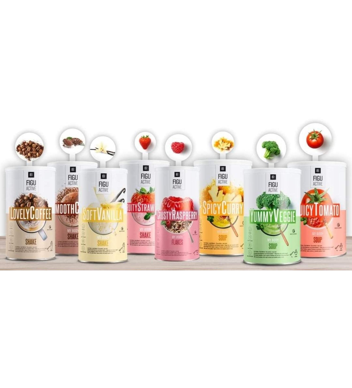 LR FiguActive Mix-Set ** Shakes Flakes Soups of your choice ** Vegan gluten-free lactose-free - Buy Online on GoSupps.com