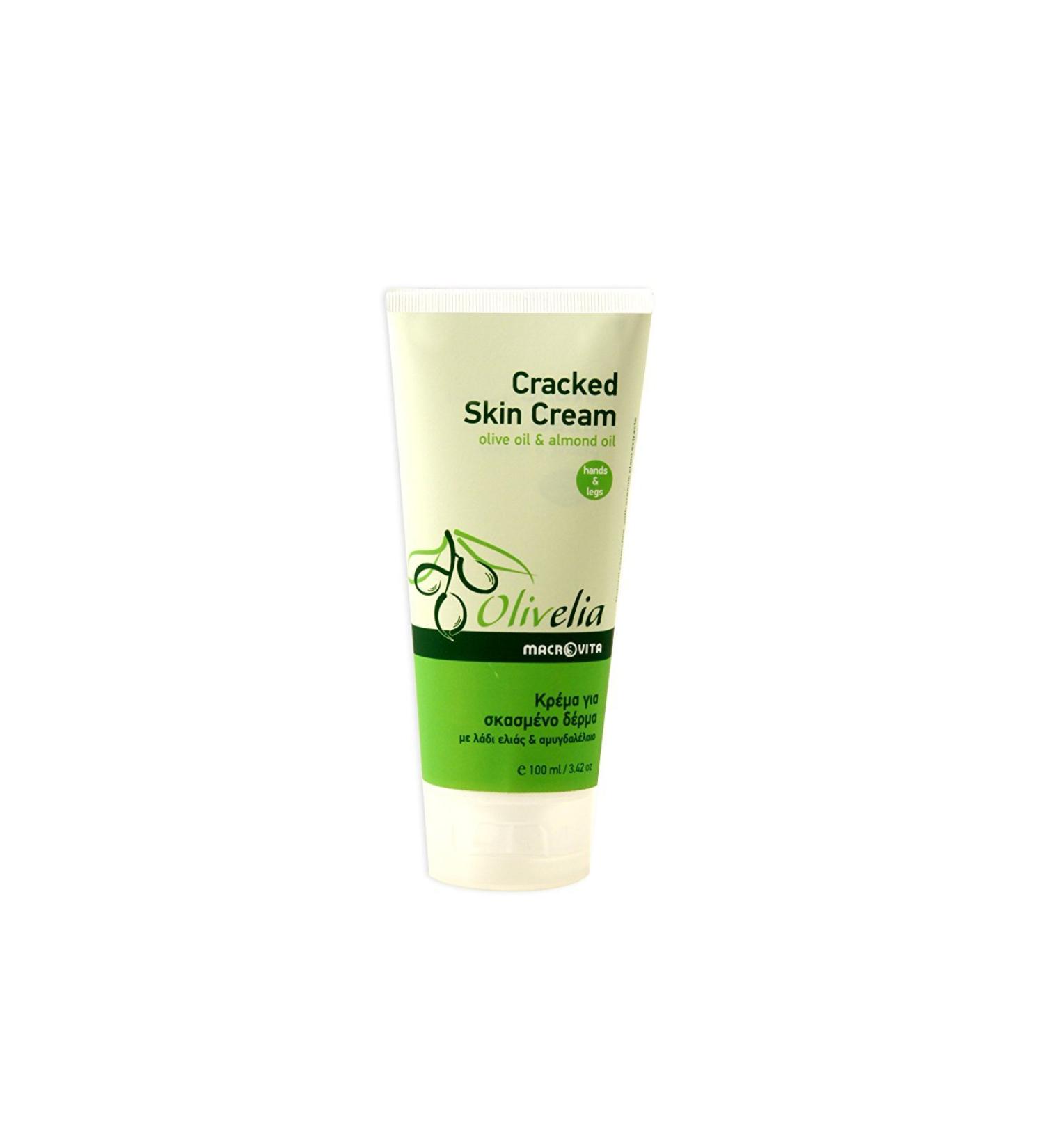 OLIVELIA CRACKED SKIN CREAM OLIVE OIL & SWEET ALMOND OIL HANDS & LEGS 100 ML.