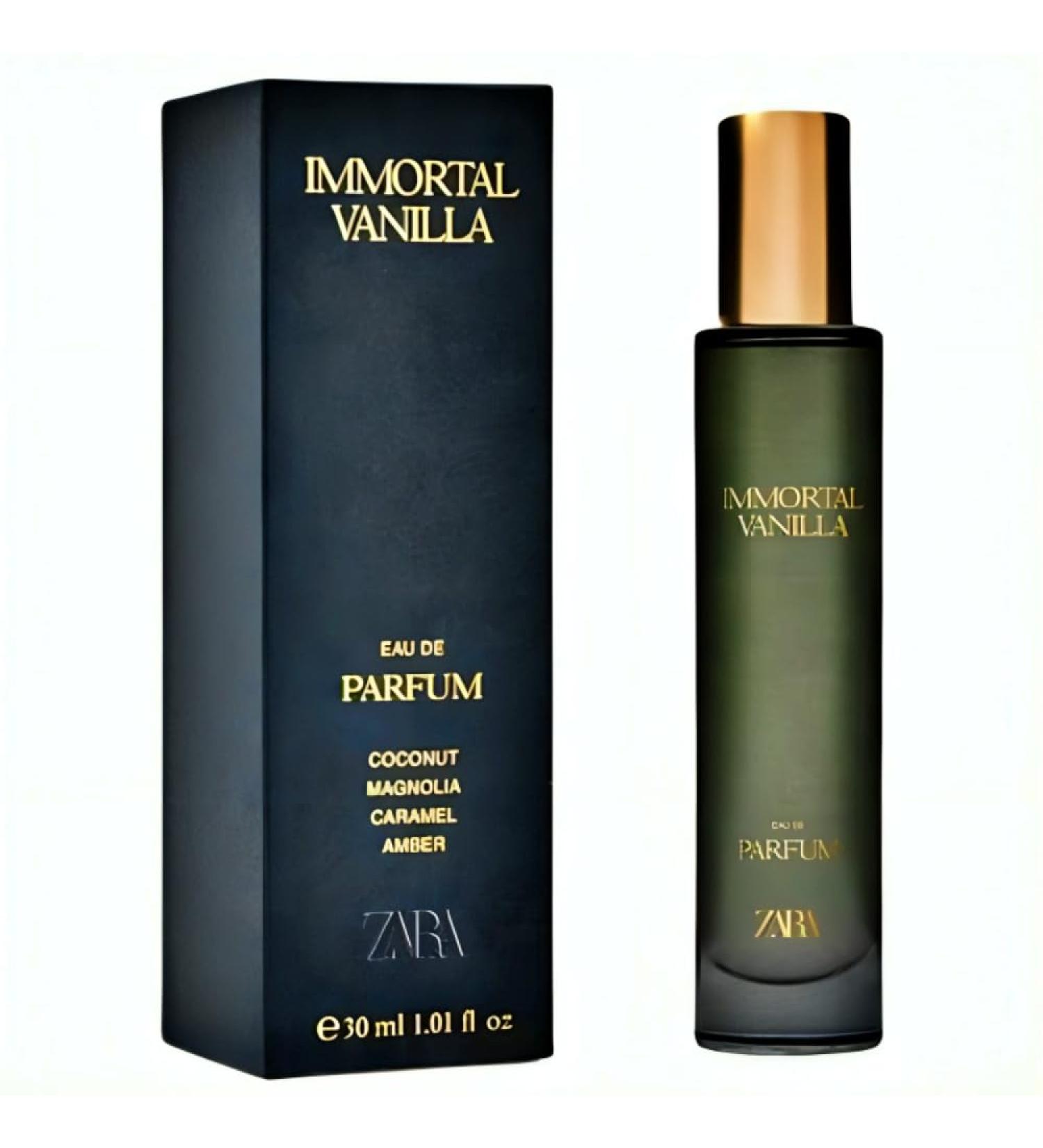 Zara Immortal Vanilla Perfume for Men Long-Lasting Elegant Fragrance Eau de Parfum 30ml (1.0 fl. oz) - Buy Online on GoSupps.com