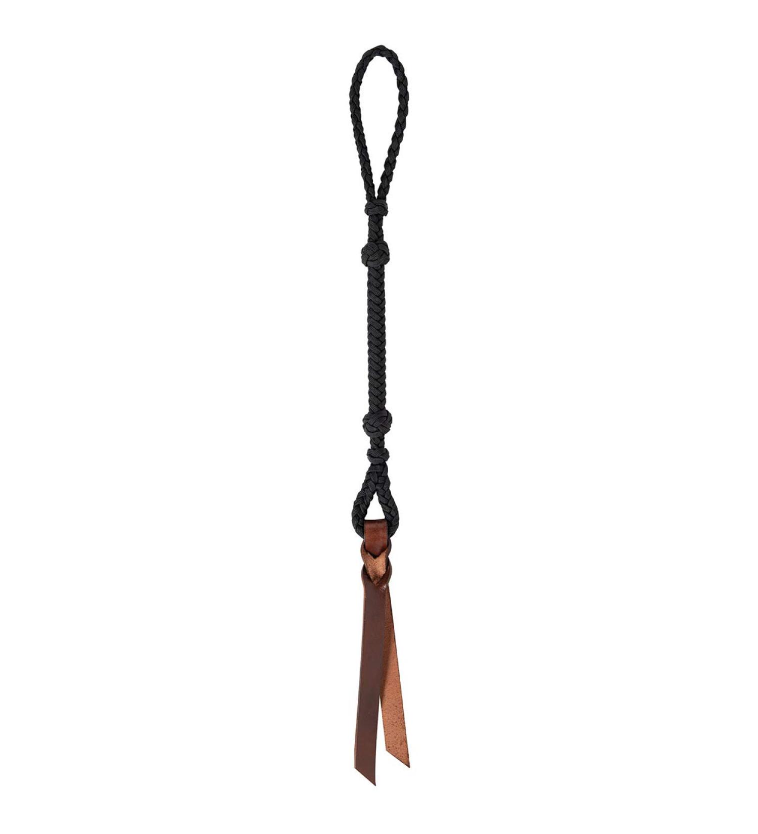 Weaver Leather Quirt with Wrist Loop Black 29-inch