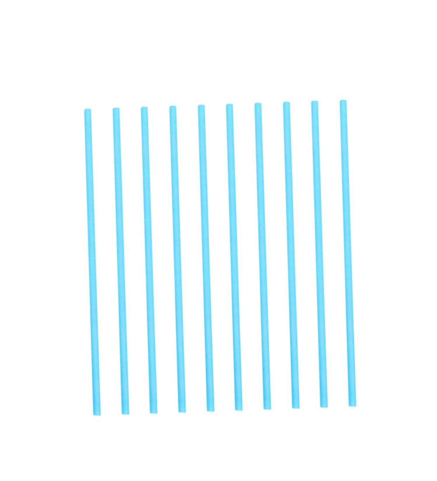 Zerodeko 2 Packs 200pcs Sucker Sticks Chocolate Lollipops Lollipop Making Supplies Candy Making Sticks Paper Lollipop Stick Edible Sticks Paper Candy Sticks 15c Cake Food Grade Blue Size 1 - Buy Online on GoSupps.com
