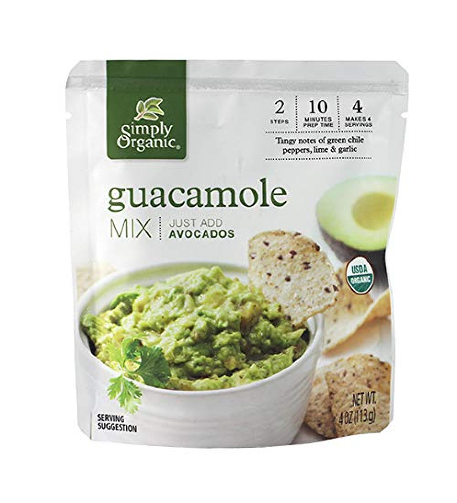 Simply Organic Organic Guacamole Mix 4 oz (113 g)
