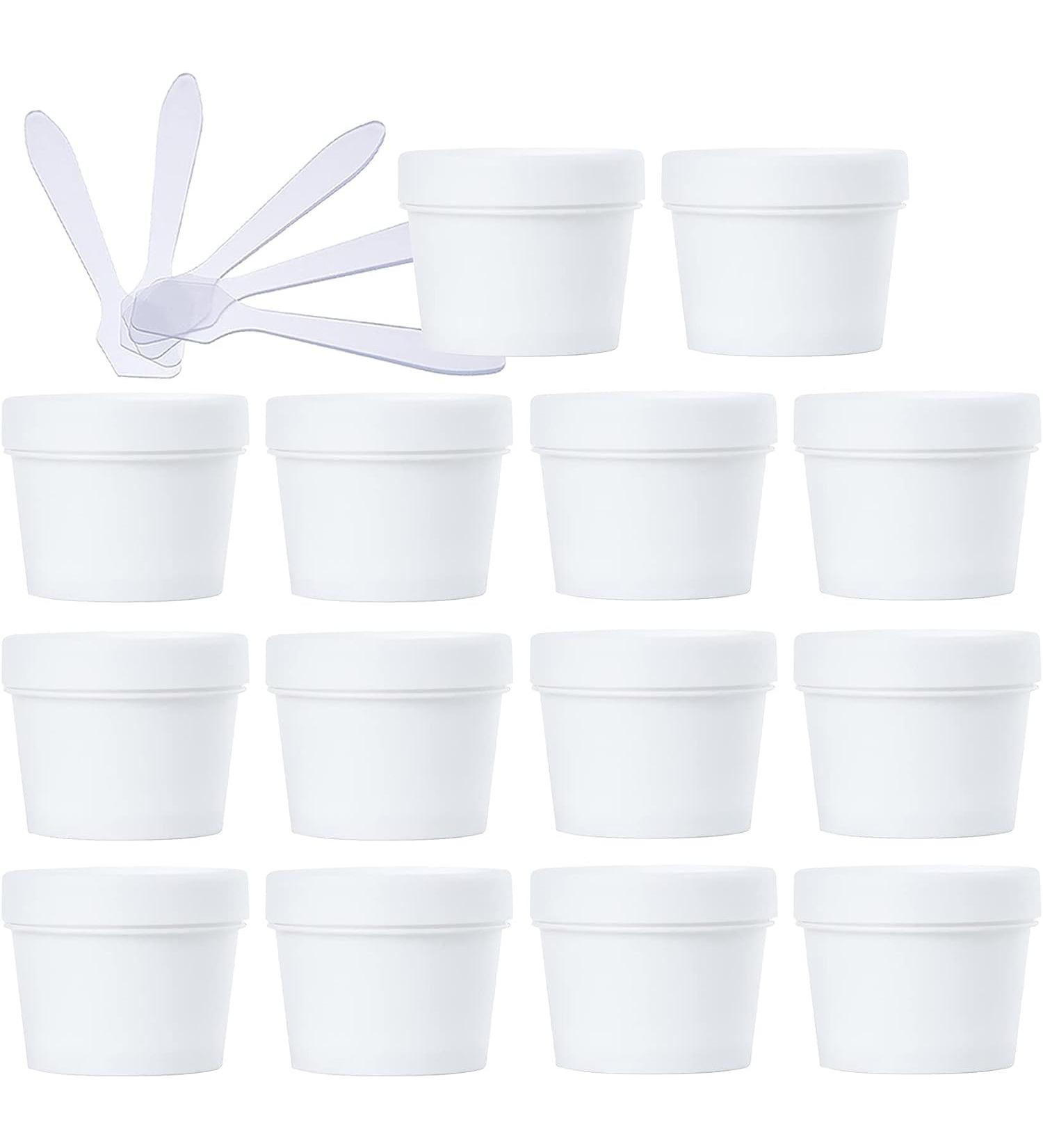 empty jars with lids cosmetic jar B0CL9KMD8Z20 PC 100ml Pink Mask Mixing Bowl Empty 100g Plastic Storage Jars with Inner Liner for Storage Body Hand Face Cream Lotion Gel 5X Spatula (Color : Roze S - Buy Online on GoSupps.com