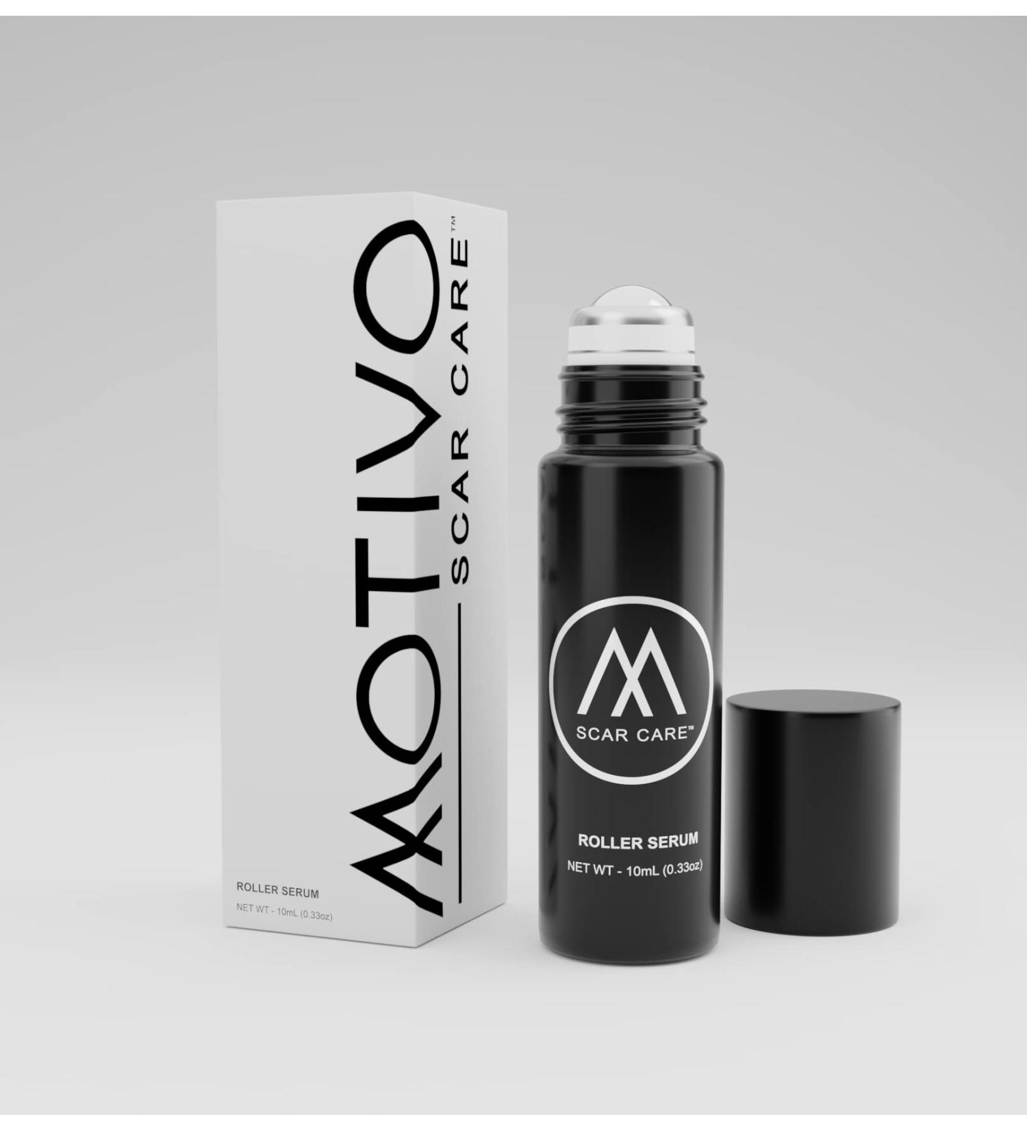 Motivo Scar Care Roller Serum - 10ml | Silicone Scar Gel for Surgical, Trauma, Burns & Acne Scars | On-The-Go Scar Removal Cream for Kids & Adults - Buy Online on GoSupps.com