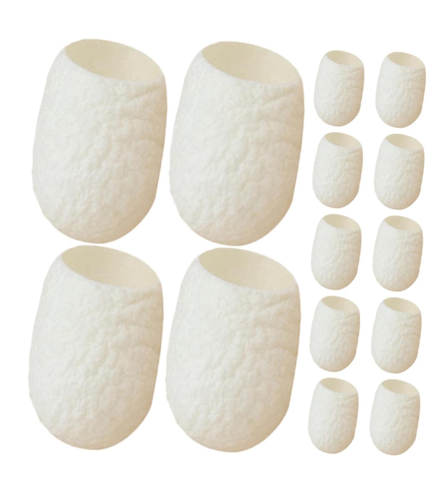 Gatuida 20 pi ces Boules Exfoliantes Naturelles Cocon de Soie Prot ge-doigts Nettoyants Doux pour Visage Sensible Soin Peau Exfoliation - Buy Online on GoSupps.com