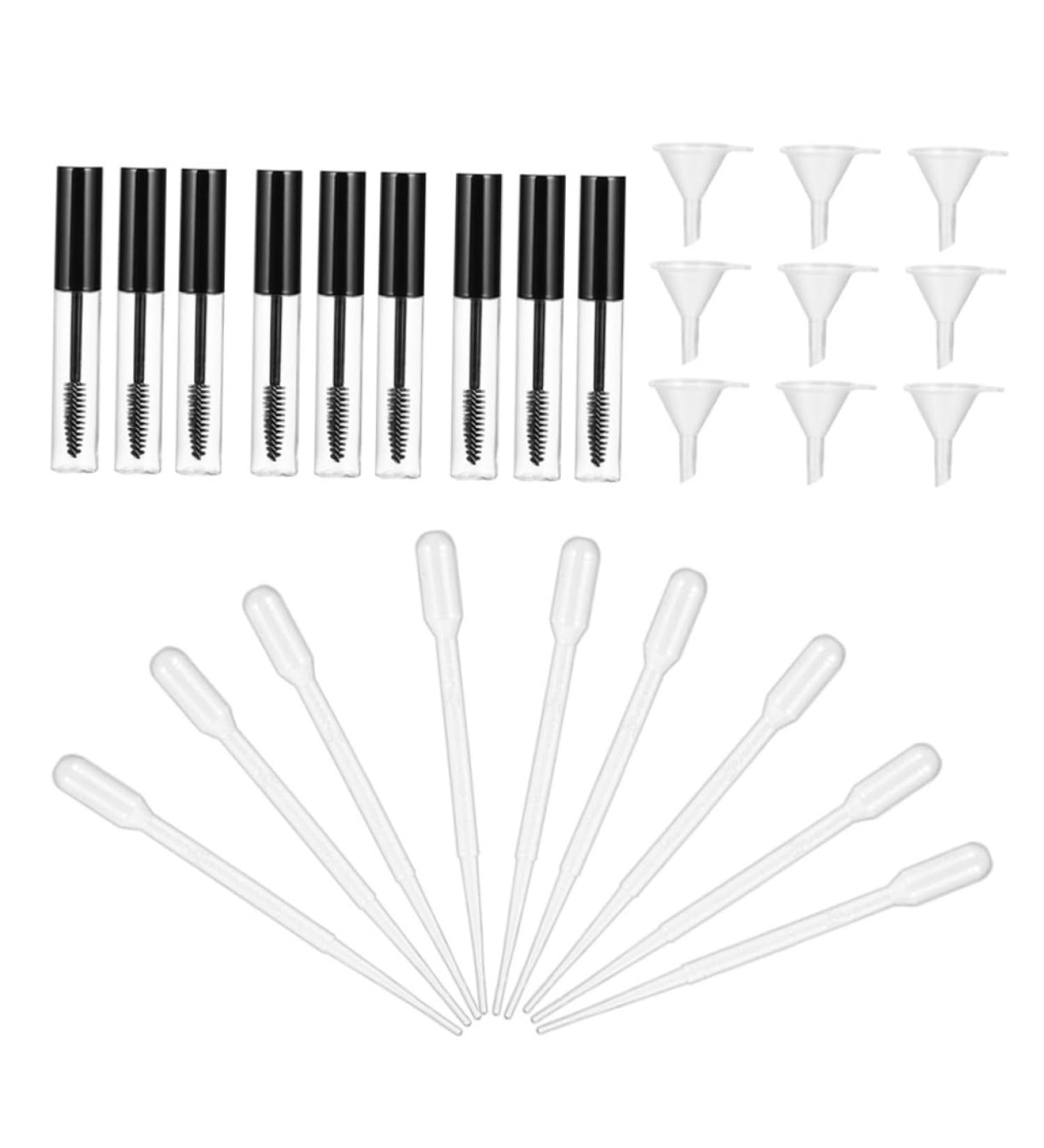 IWOWHERO 9 Set Empty Mascara Bottle Eyelash Cream Tube Mascara Bottles Empty Lip Balm Bottles Transparent Abs - Buy Online on GoSupps.com