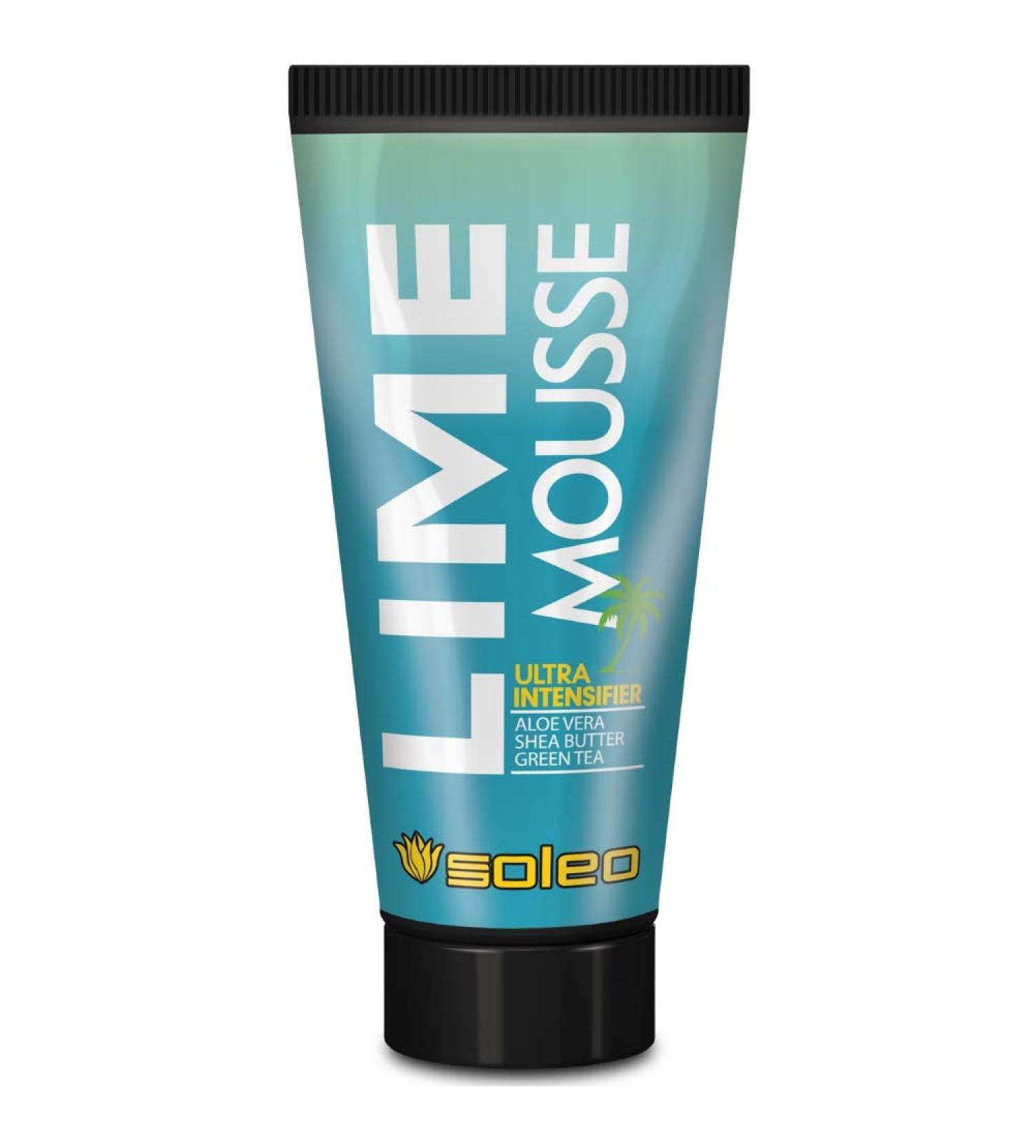 Soleo Lime Mousse ultra intensifying sunbed tanning lotion cream (150ml tube)