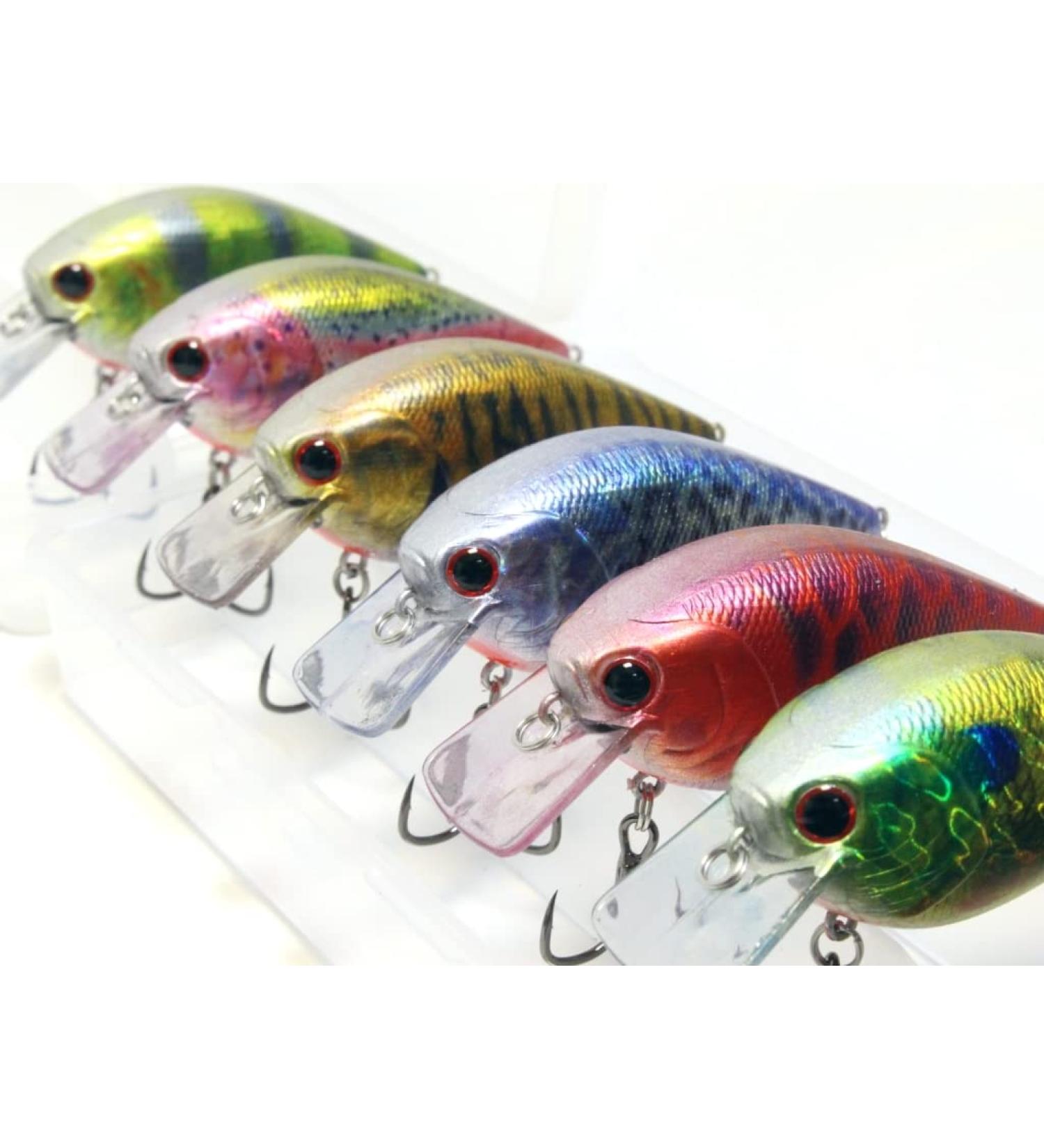 wLure Minnow Crankbait Bass Fishing Lure Jerkbait HC25KB3 with Tackle Box - Buy Online on GoSupps.com