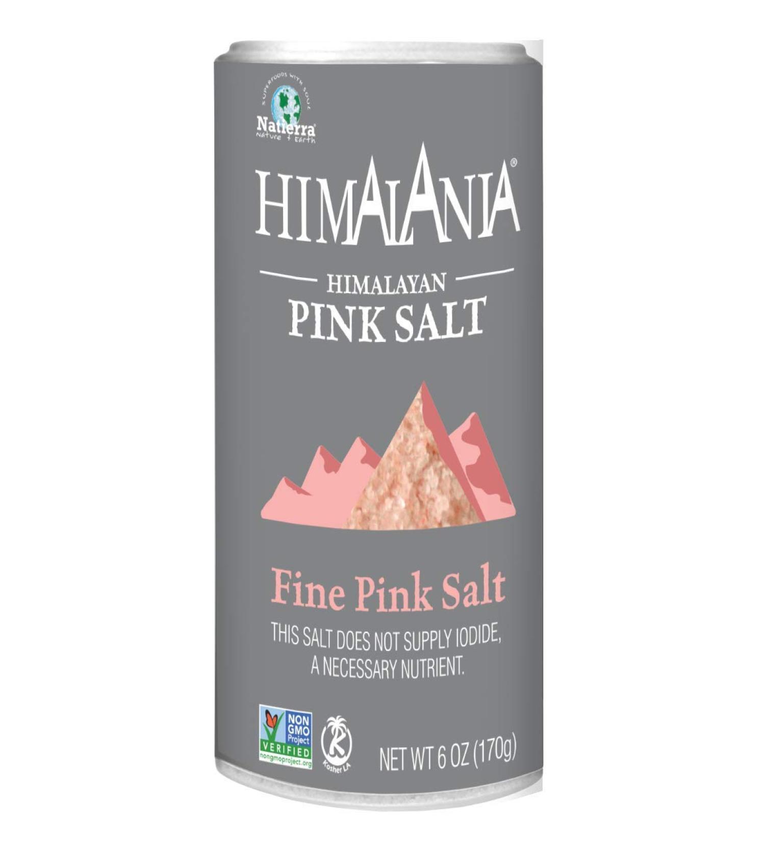 Natierra Himalania Pink Salt Shaker - 6 Oz Fine Himalayan Salt (Pack of 1) - Buy Online on GoSupps.com