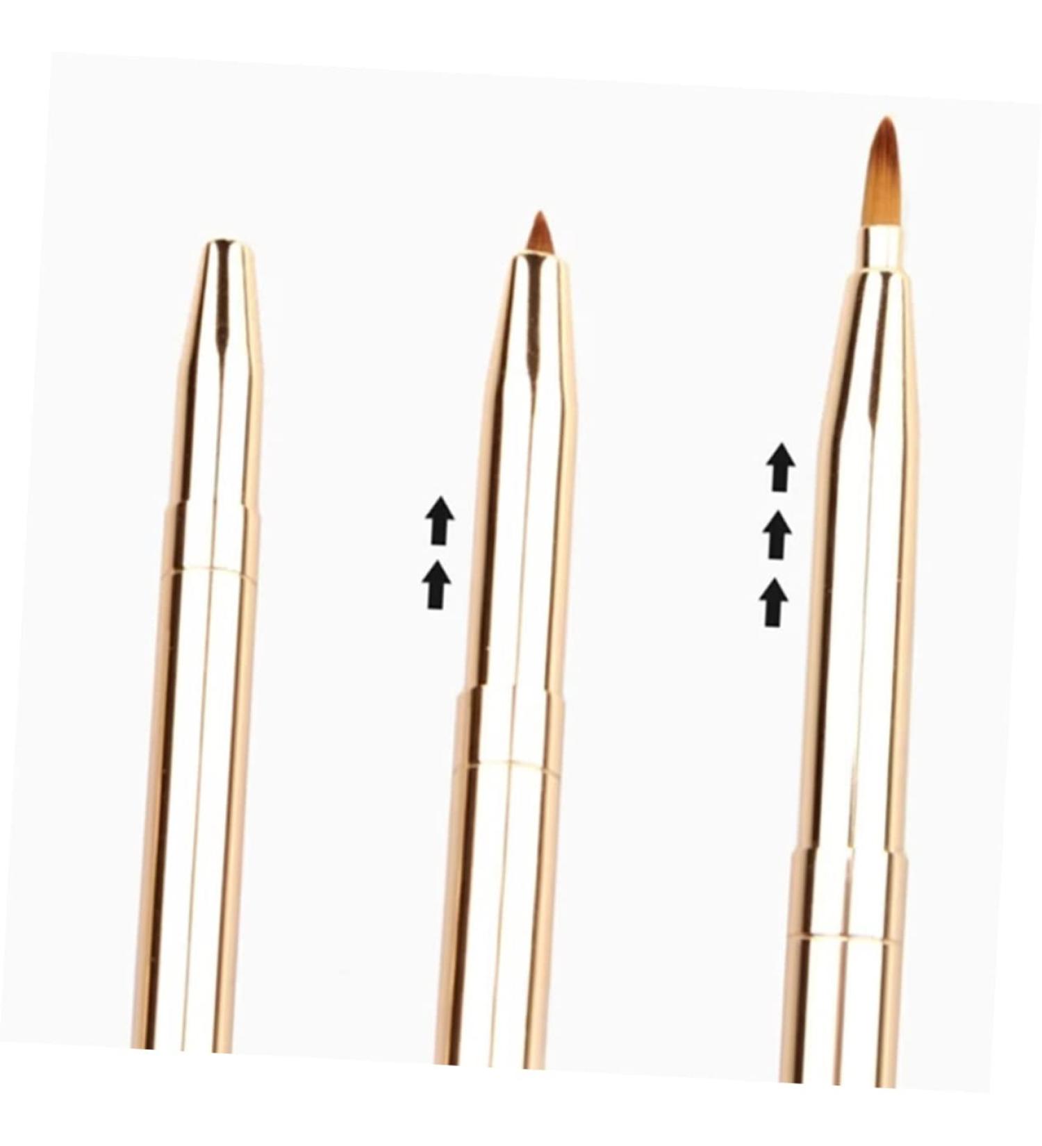 DOITOOL Retractable Lipstick Brush Make up Retractable Lipbrush Dual End Lip Brush Cosmetic Kit Lip Gloss Makeup Brush Double-ended Lip Brush Concealer Brush Printable - Buy Online on GoSupps.com