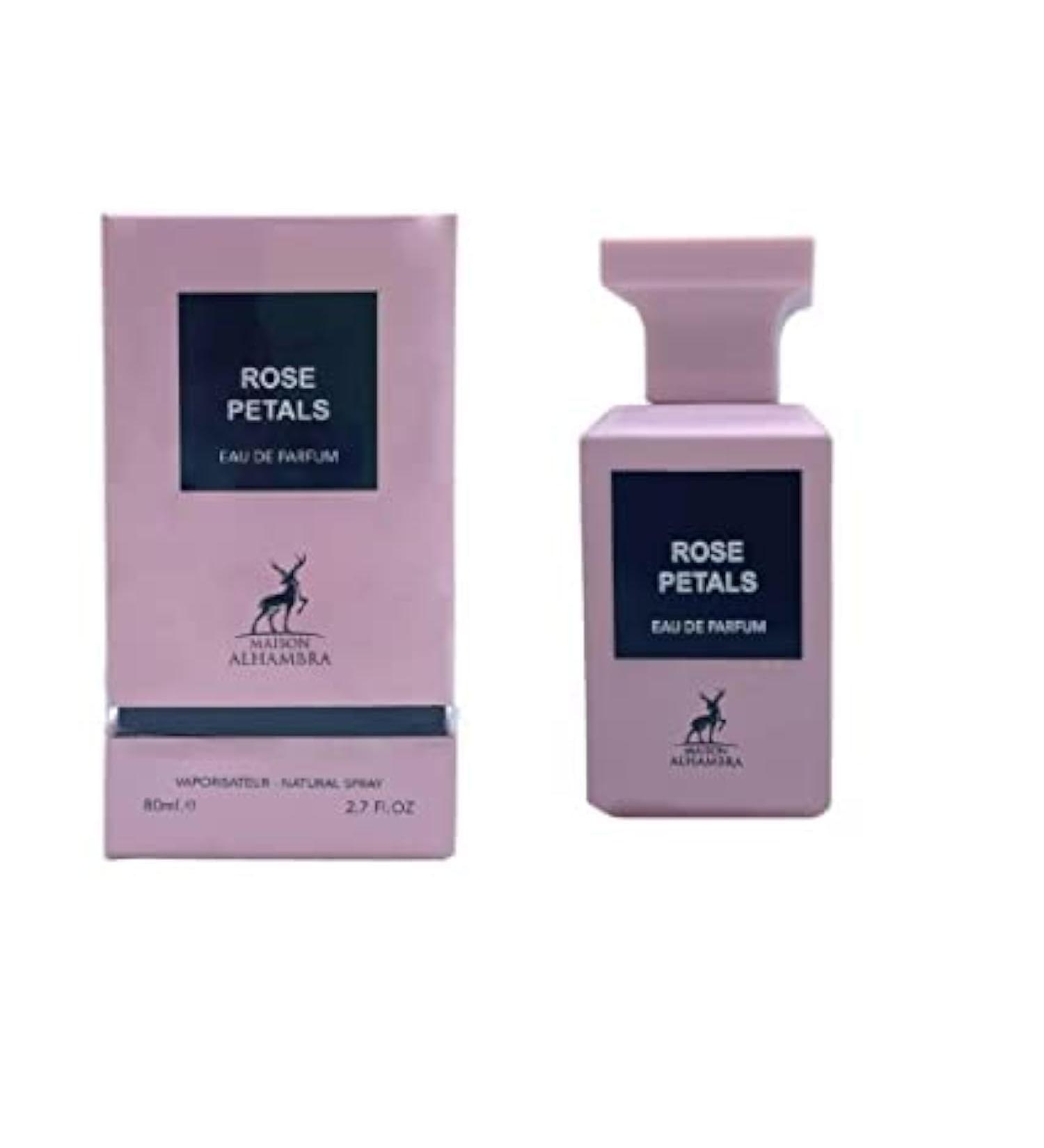 ALHAMBRA ROSE PETALS EAU DE PARFUM 80ml | LUXURY LONG LASTING FRAGRANCE | PREMIUM IMPORTED FRAGRANCE SCENT FOR MEN AND WOMEN | PERFUME GIFT SET | ALL OCCASION (Pack of 1) - Buy Online on GoSupps.com