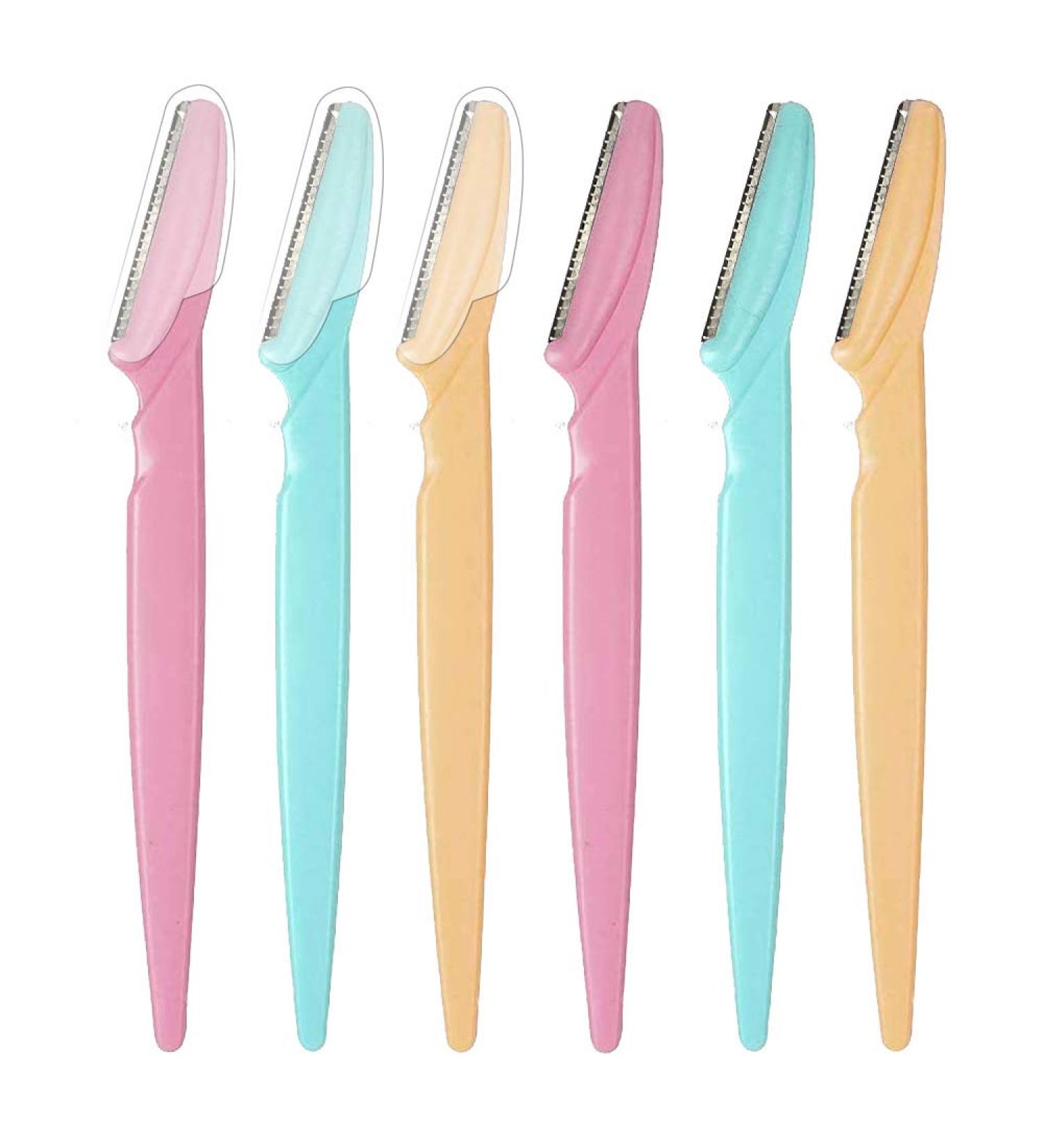 Ladies Facial Hair Razors - Face Shavers for Women Peach Fuzz | Women's Dermaplaning Tool for Removing Fine Hairs on Eyebrows, Face, and Neck - 3R Factory - Buy Online on GoSupps.com