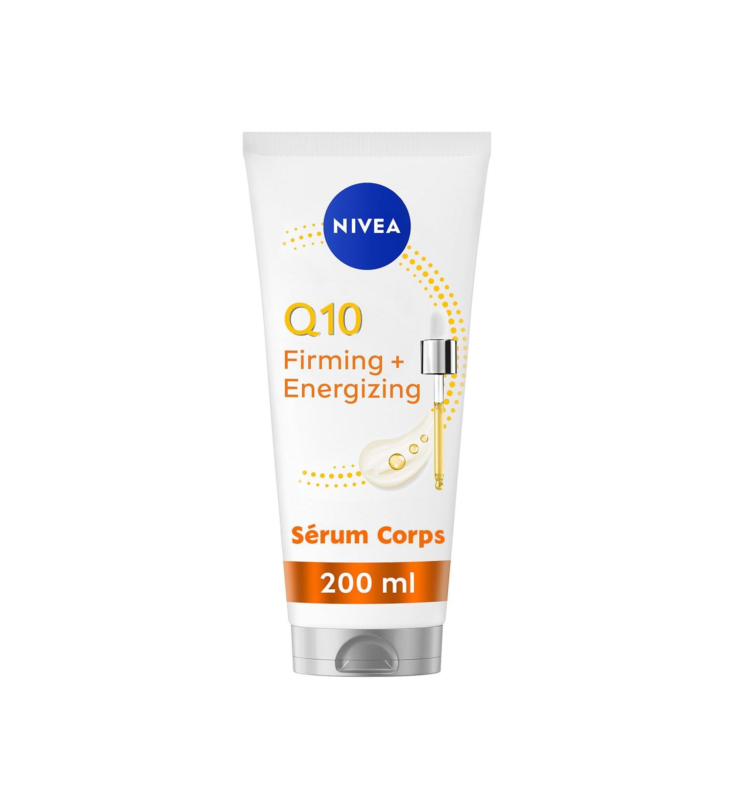 NIVEA Q10 - Serum Lait Corps Hydratant - Raffermit en 7 Jours & Revitalise la Peau - Q10 Acide Hyaluronique & Vitamine C - Texture L g re & Non Grasse - Tous Types de Peaux - 200 ml - Buy Online on GoSupps.com