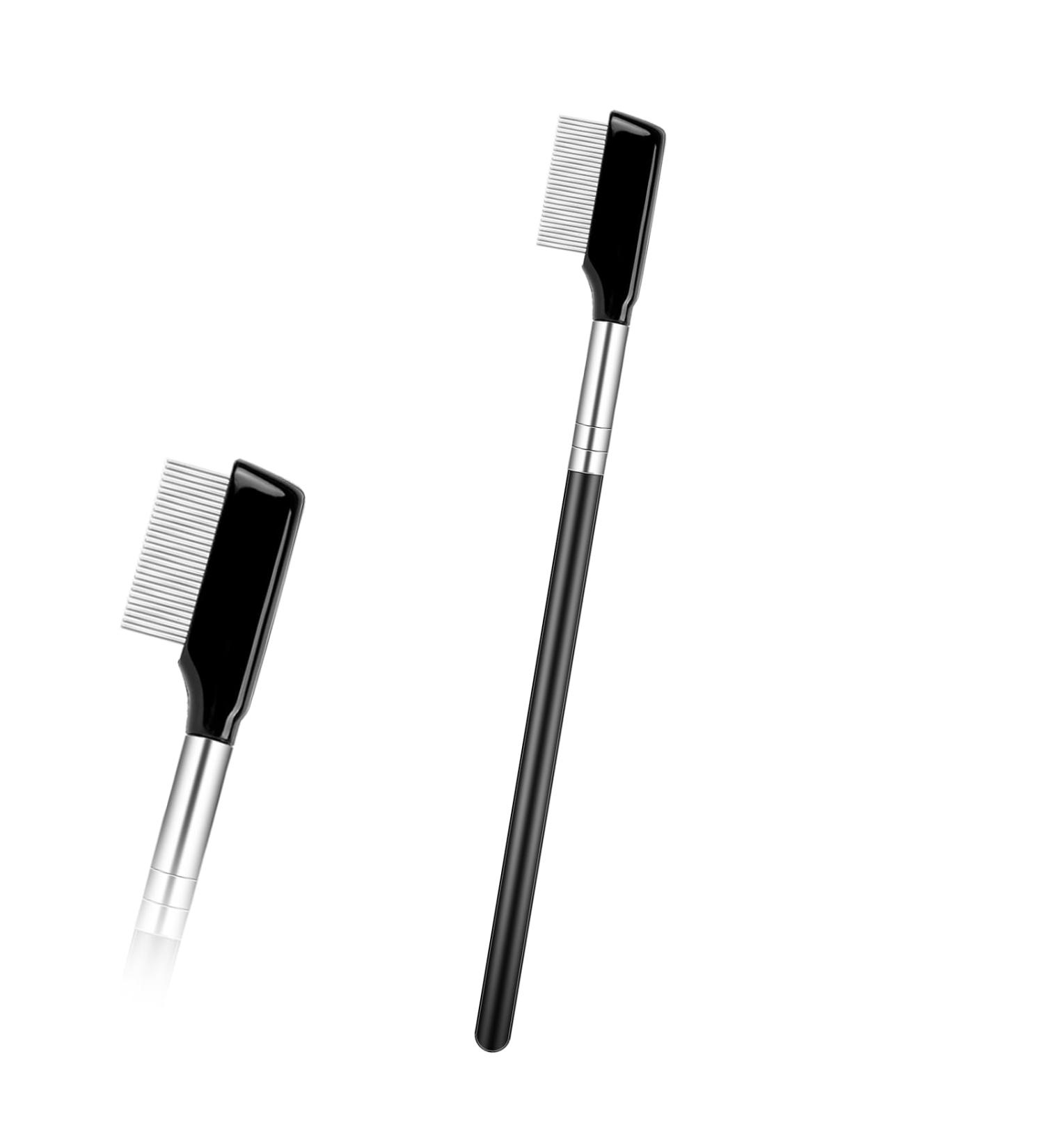 Metal Eyelash Comb & Eyebrow Separator Tool - Stainless Steel Mascara Comb for Women & Girls | Professional Grooming Brush - Buy Online on GoSupps.com