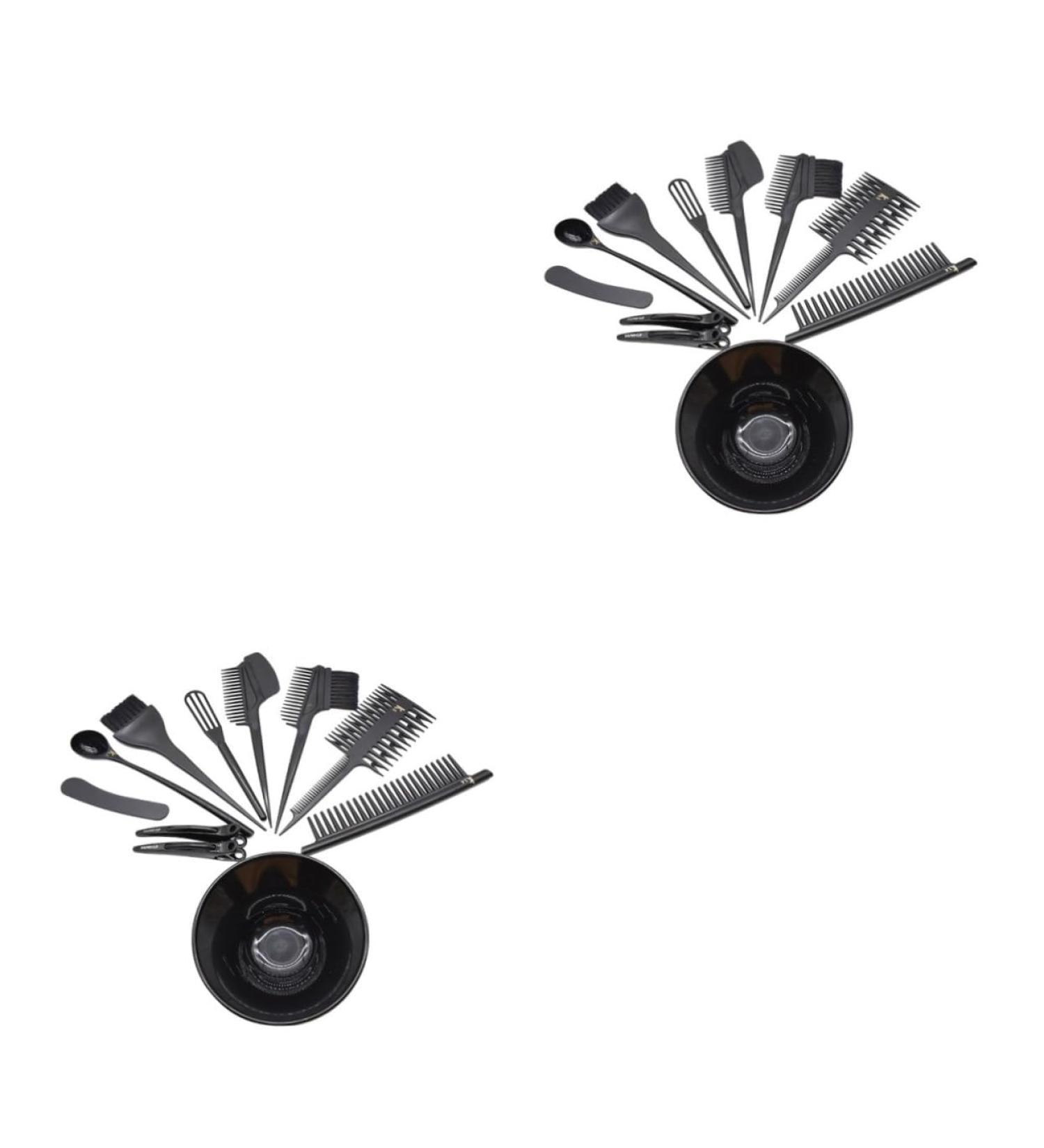 FRCOLOR 2 Sets Hair Coloring Kit Hairpins Hair Clops DIY Hair Dye Hairdressing Kit Highlighting Cap and Hook Tools for Hair Tint Dying Hair Dye Kit Dyeing Bowl Ten Piece Set - Buy Online on GoSupps.com