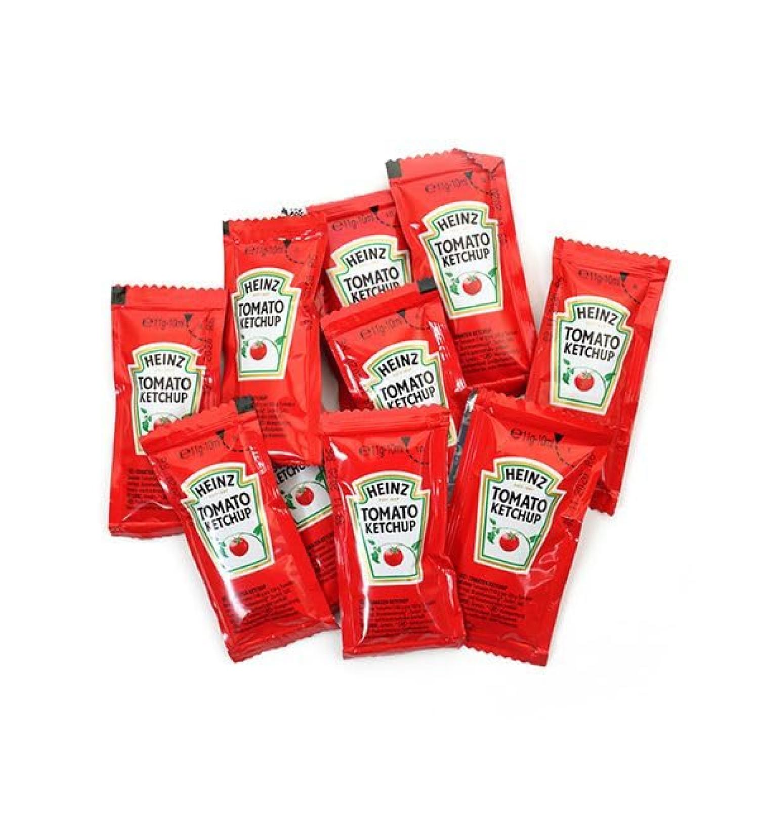 Heinz Tomato Ketchup Sauce - 12 Individual Sachets - Buy Online on GoSupps.com