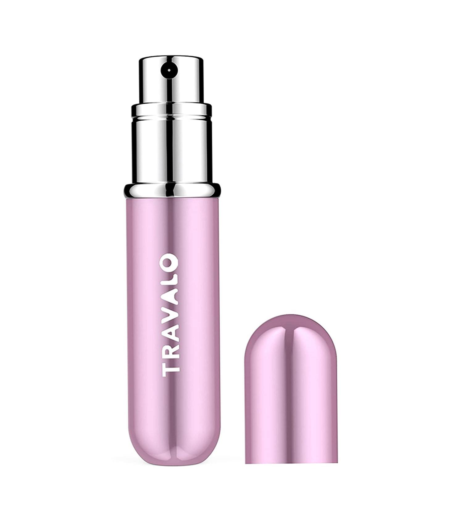 Travalo - Classic Refillable Perfume Spray - Revamped Refill System - Elegant Metal Travel Atomizer - U-fill Spray Bottle - TSA Flight Approved Portable Perfume Bottle - Pink - Unisex - 0.17 oz - Buy Online on GoSupps.com