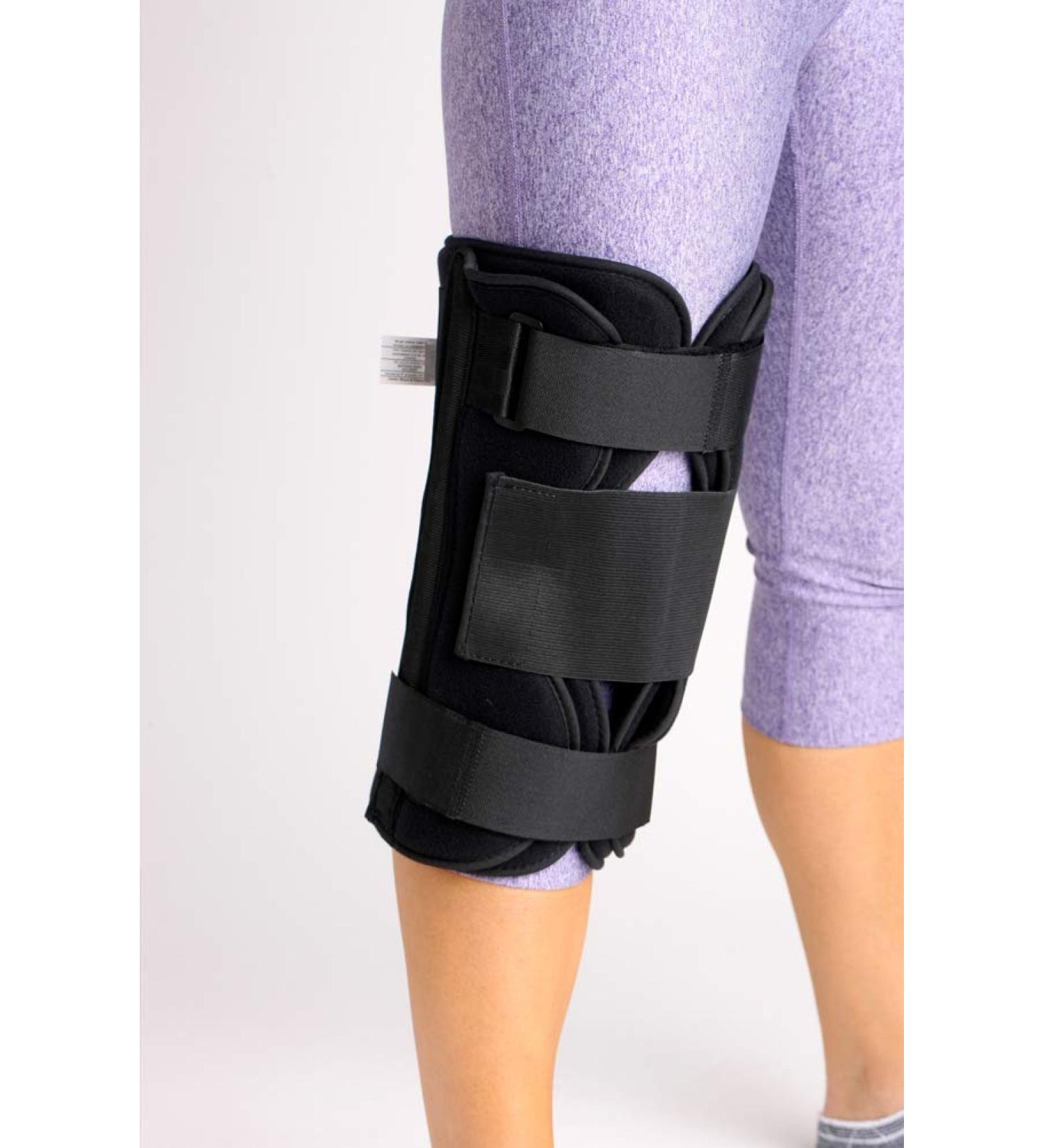 MediChoice Knee Immobilizer - Tri-Panel Universal Foam Laminate 14 Inch Hook & Loop Closure - International Shipping Available - Buy Online on GoSupps.com