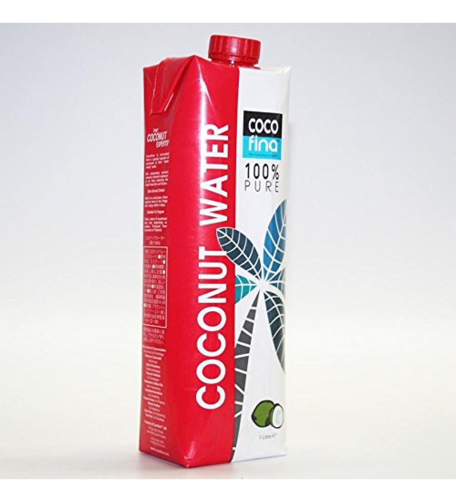Cocofina | Cocofina Natural Coconut Water | 4 x 1l