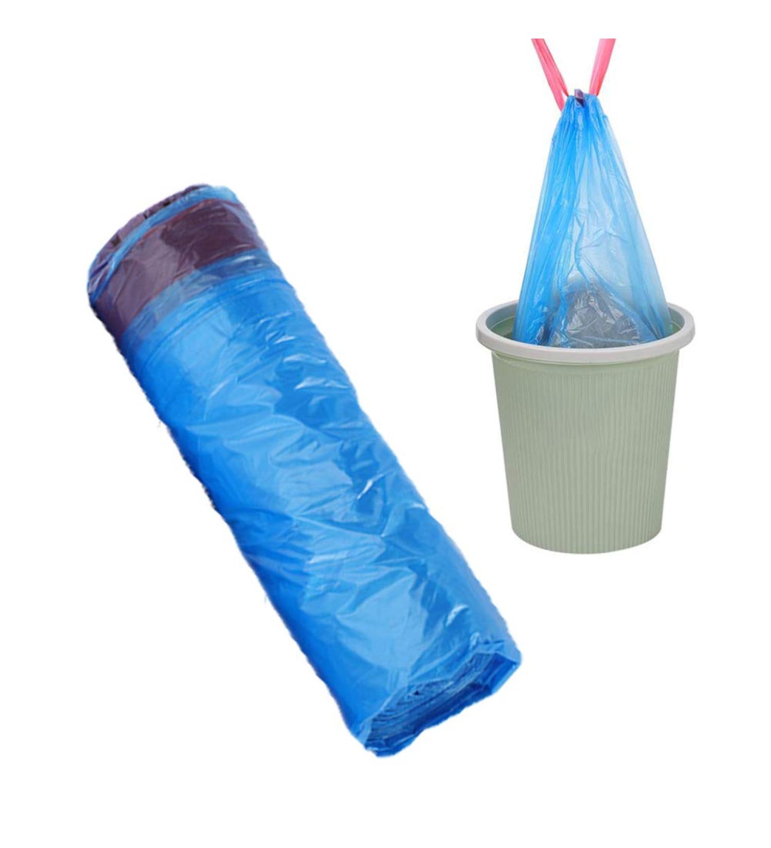 Trash Bags Biodegradable Home Thickening Drawstring Rubbish Bags Biodegradable Garbage Bags Portable Plastic Bag - Buy Online on GoSupps.com