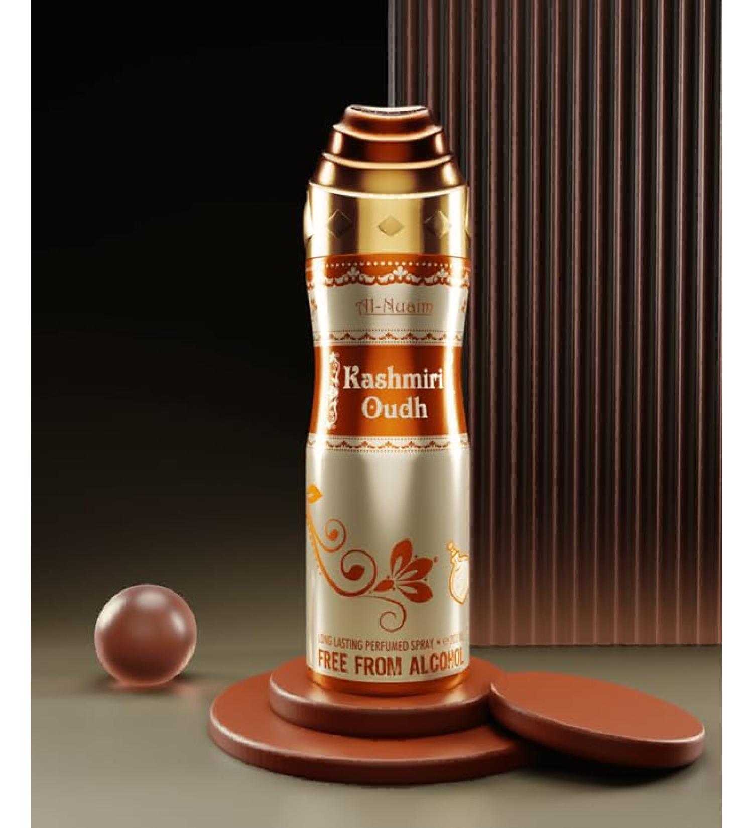 Kashmiri Oudh Oud 200ML Deo Eau De Parfum Alcohol Free Perfume Long Lasting Fragrance Unisex 6.76 -Floz Spray - Buy Online on GoSupps.com