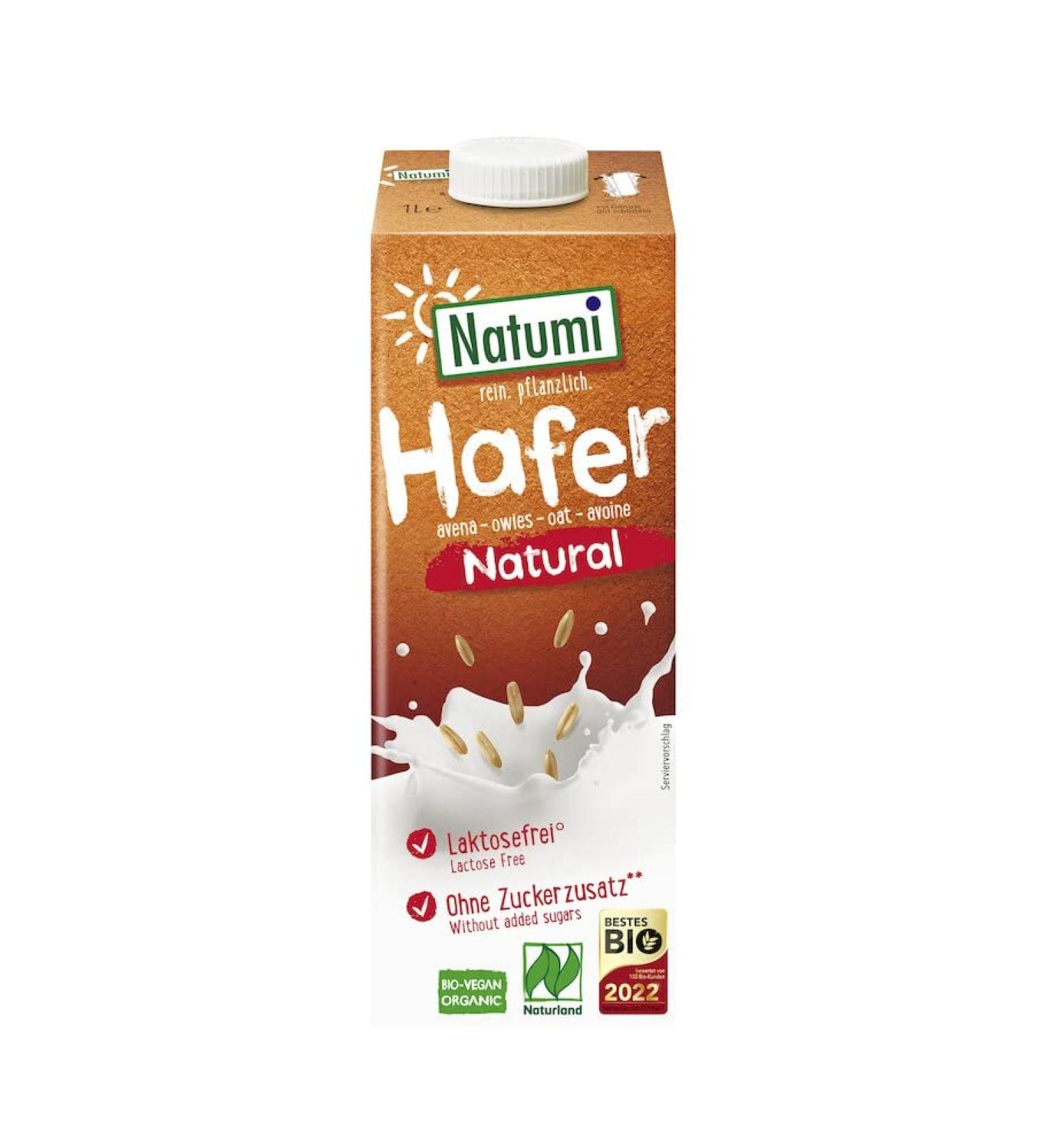 Natumi Bio Hafer Natural (2 x 1 l)