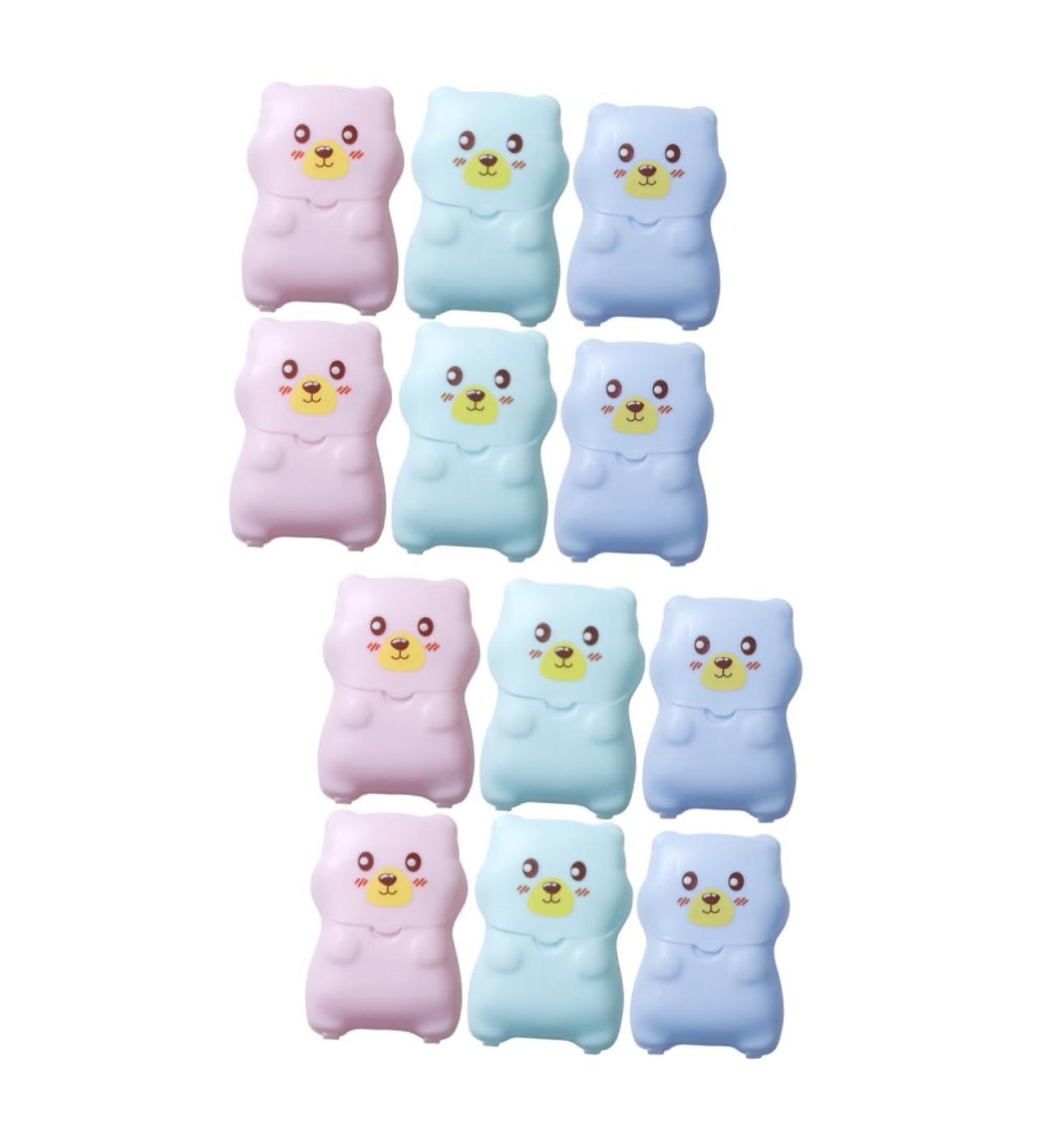 minkissy 12 Sets Travel Soap Flakes Hand Washing Soap Mini Pp Travel Accessories Disposable - Buy Online on GoSupps.com