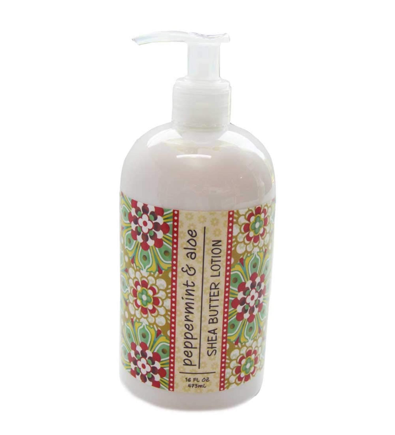 Greenwich Bay - 16oz Garden Shea Butter Lotion - Peppermint Aloe