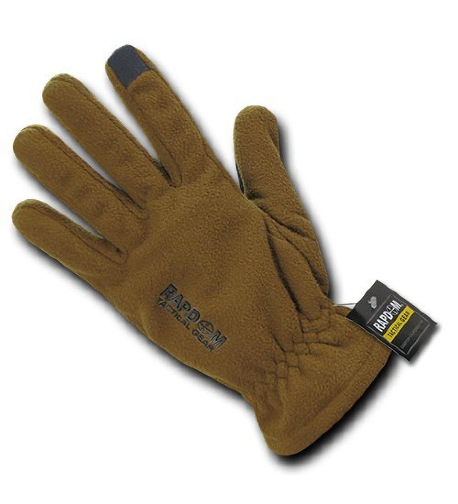 RAPDOM Tactical Breathable Fleece Gloves - Medium Coyote - Buy Online on GoSupps.com