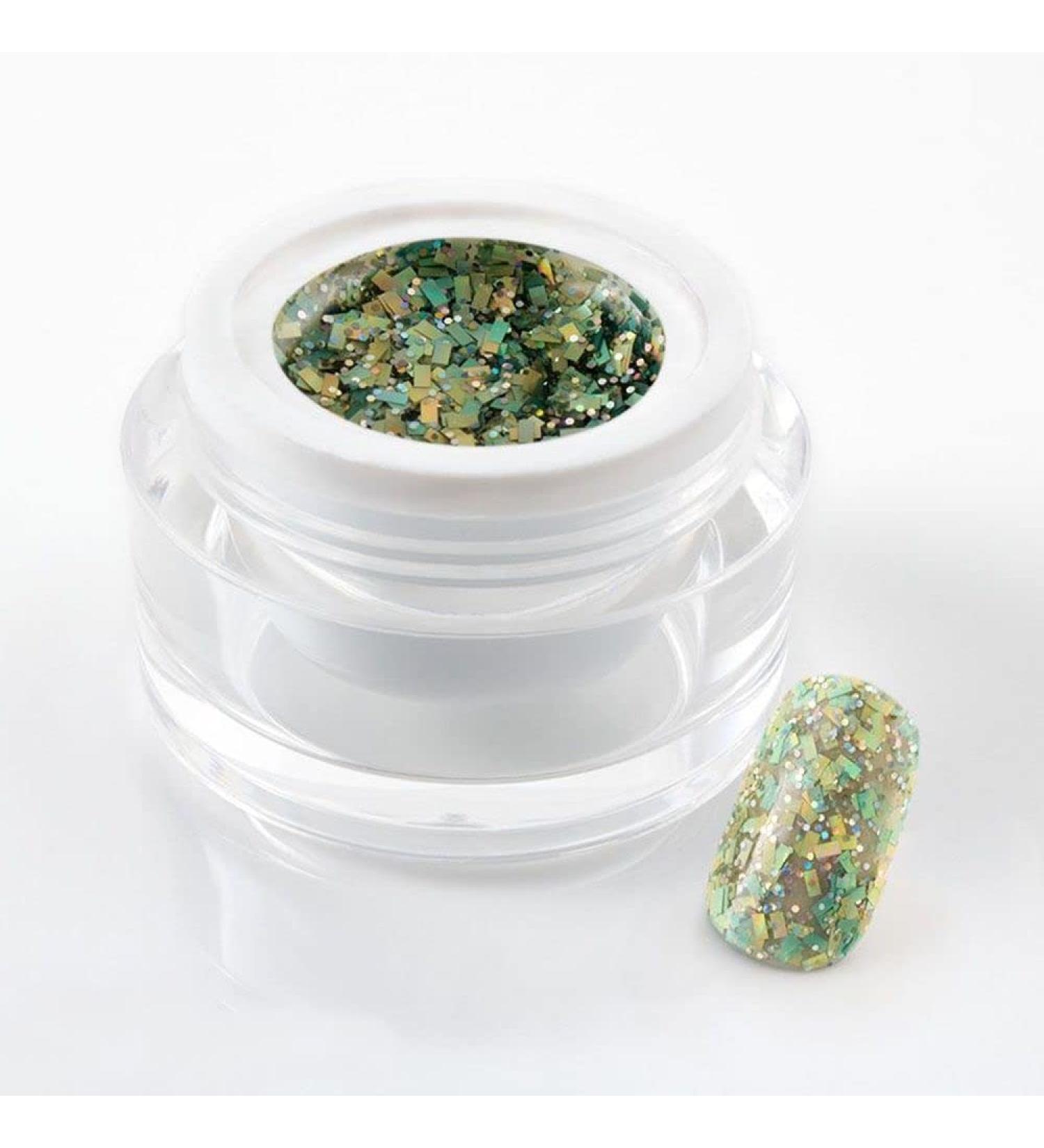 5 ml exclusive UV color gel/colour gel/glitter gel - in Big Glitter Cactus