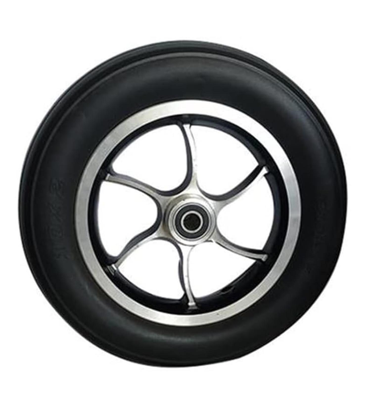 Wheelchair Wheels Wheelchair Front Castor Wheelchair Wheel Replacement Wheelchair Accessories 1pcs Power Wheelchair Front Wheel Black Aluminum Front Wheel - Buy Online on GoSupps.com