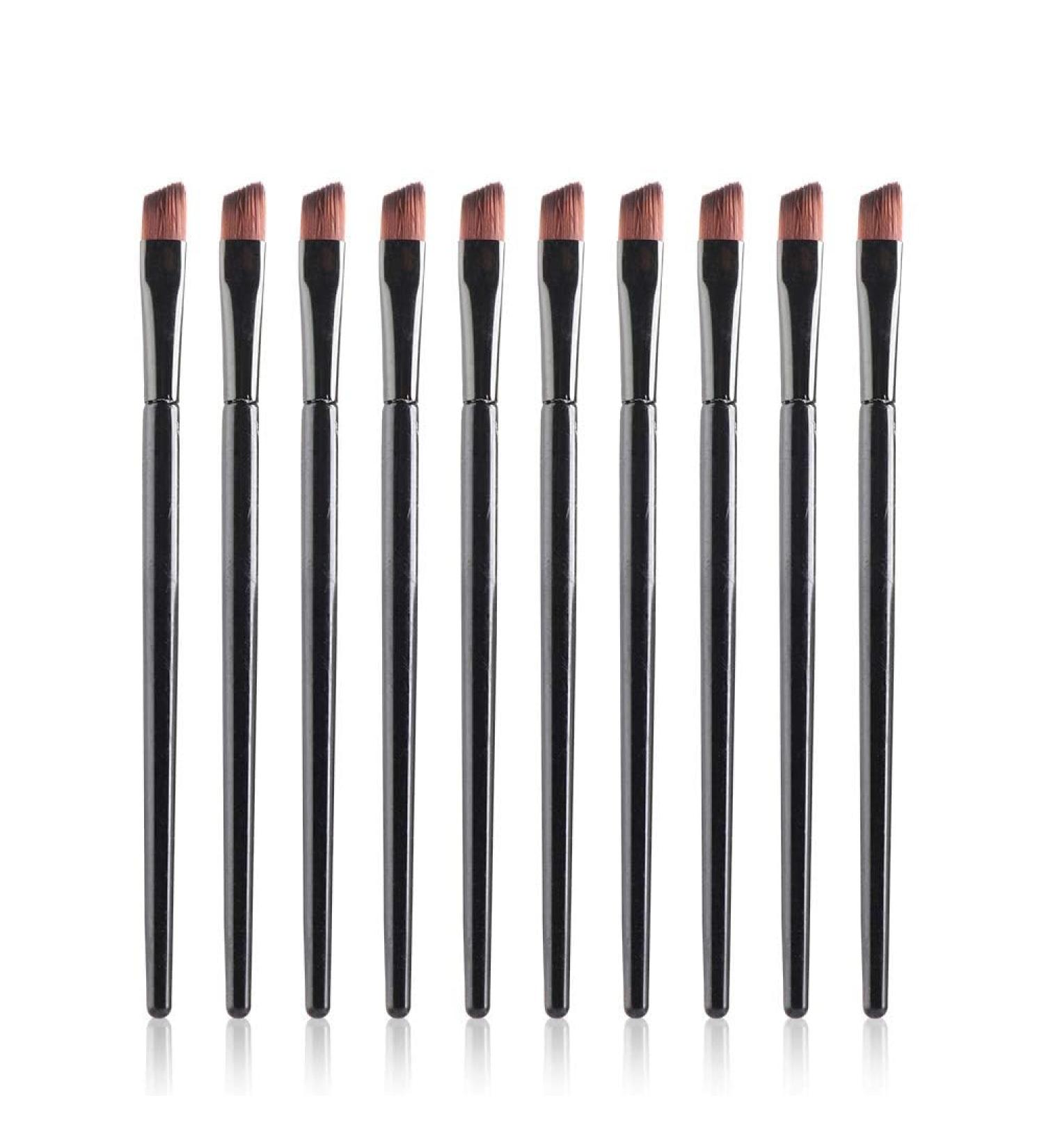10PCS Eyebrow Brush Set - Premium Angled Synthetic Blending Makeup Brushes for Perfect Eyebrow & Eyeshadow Application - International Shipping Available - Buy Online on GoSupps.com