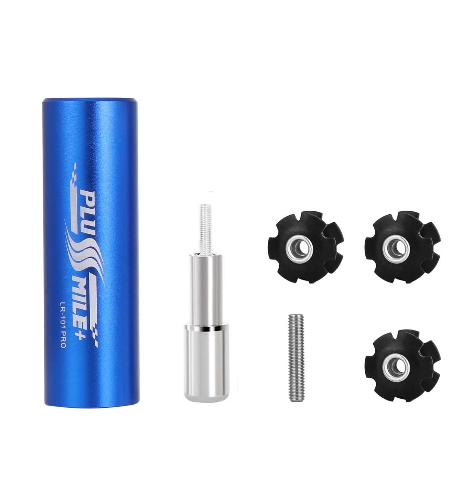 PLUSMILE Bicycle Fork Star Nut Installer Set - Blue | Free Spare Screw & Start Nut Included (7/8 1 1-1/8) - Buy Online on GoSupps.com