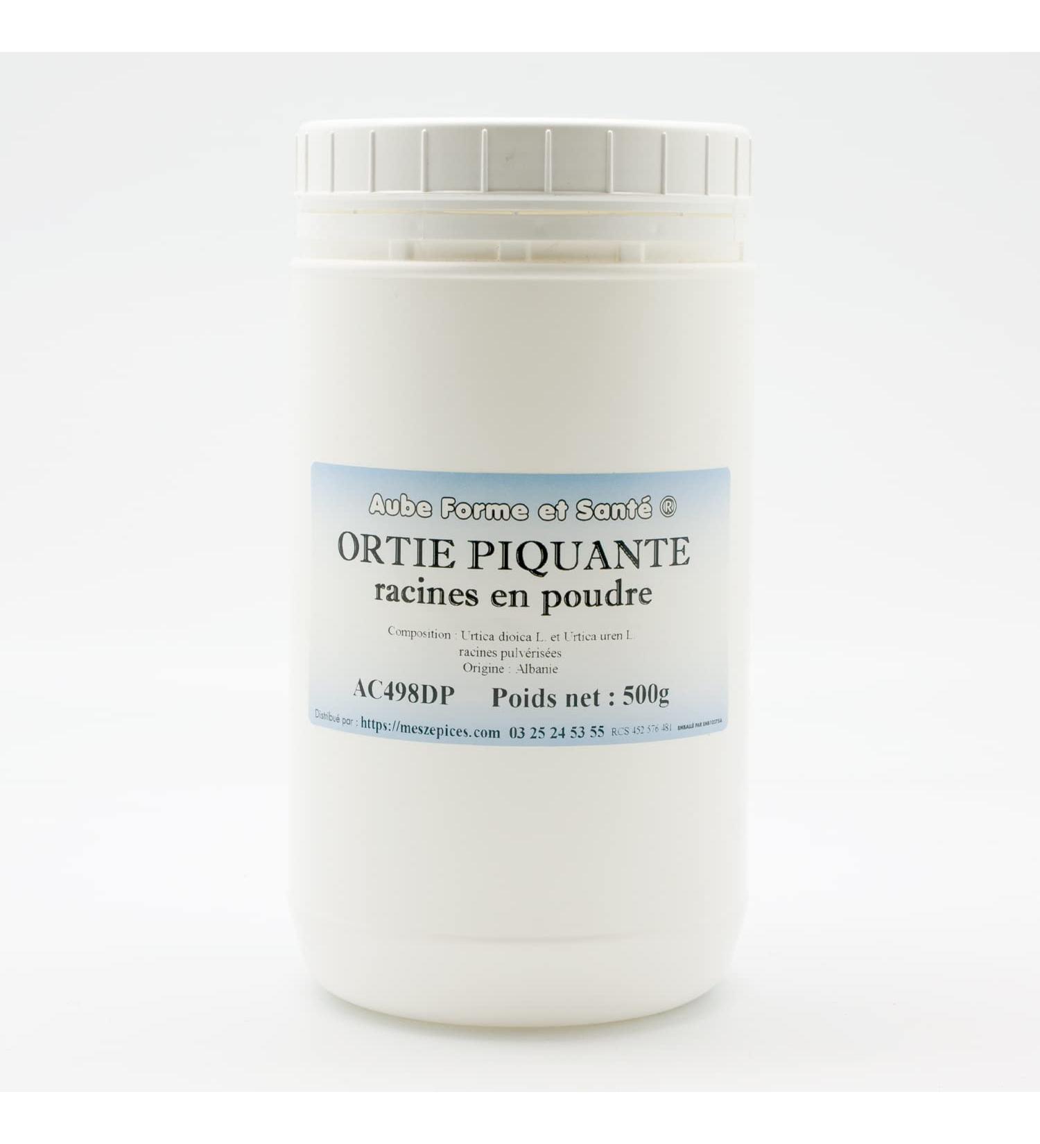 Root nettle powder in 500g tamper-proof HDPE jar