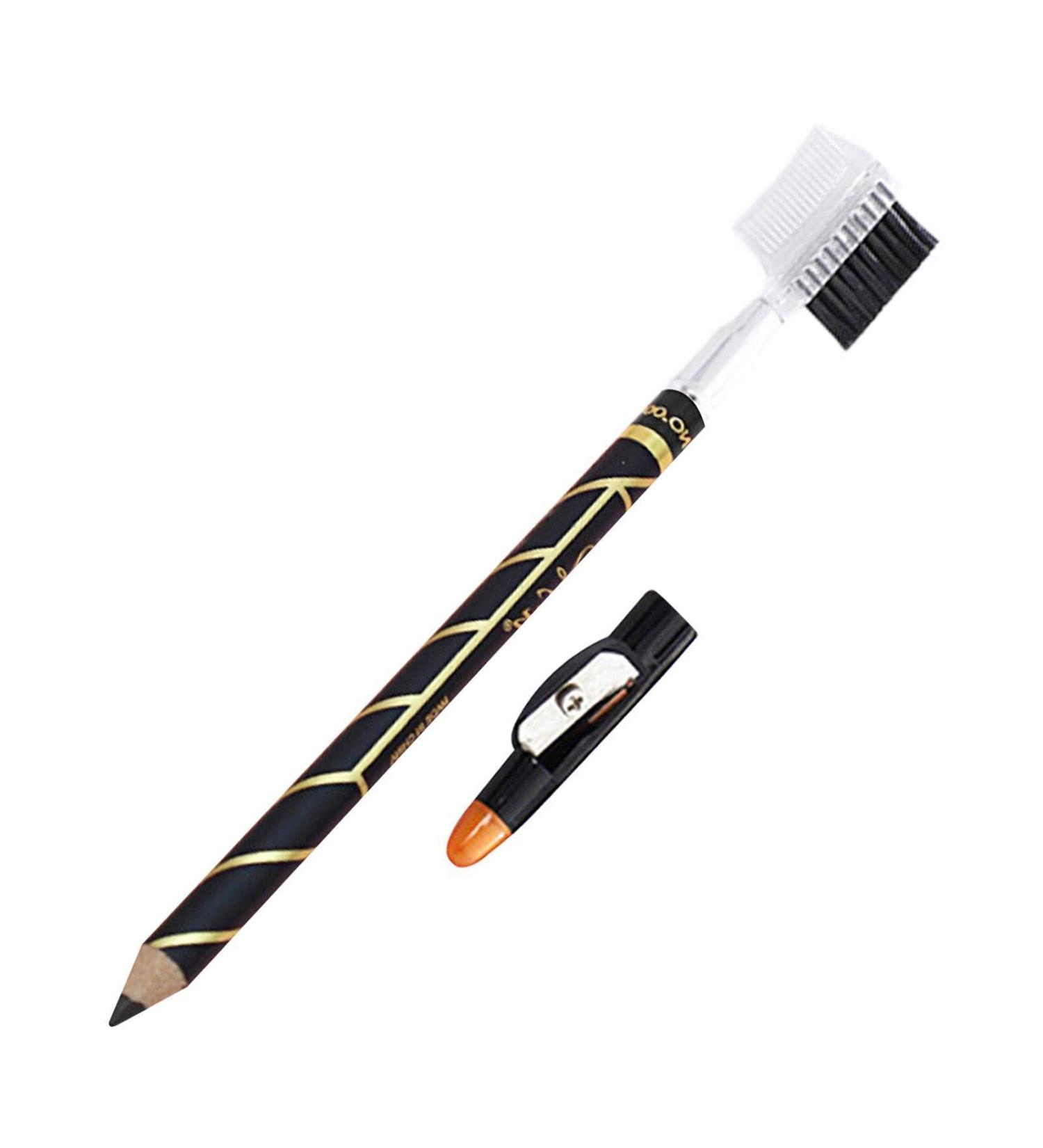 Magic Barber Pencil Portable Hairline Pencil for Men - 2 in 1 Eyeliner Pen Beard Styling Filler Built-in Sharpener and Brush for Face Shaping Rojax - Buy Online on GoSupps.com