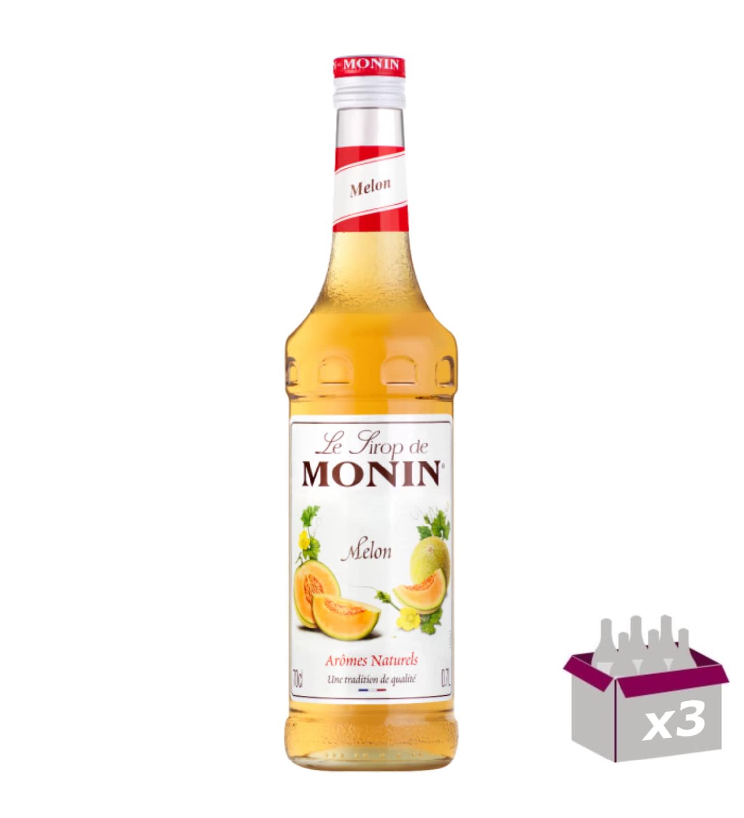 Monin Melon Syrup 70cl Pack of 3