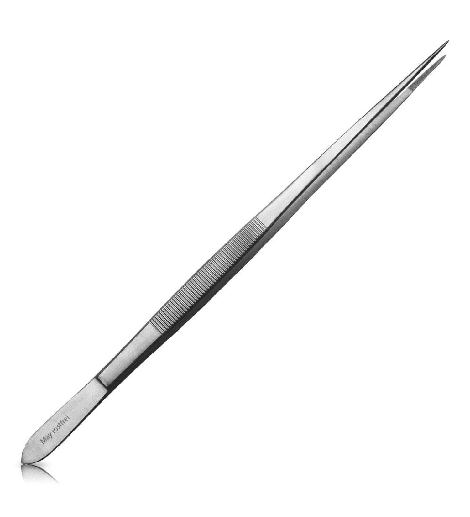 May Terrarium Tweezers 25cm - Fine Tip Feeding Tongs | Stainless Steel Straight Design - Buy Online on GoSupps.com