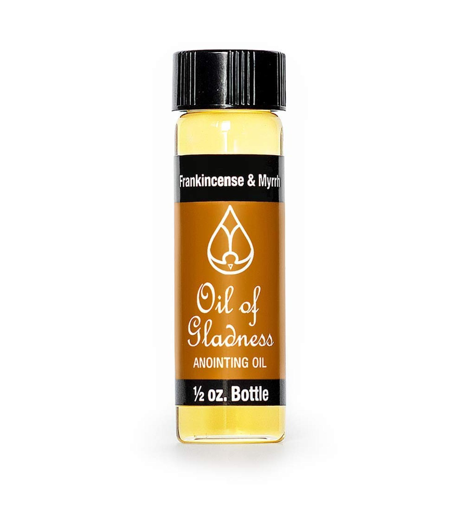 Frankincense and Myrrh Anointing Oil - 1/2 oz for Daily Prayer, Ceremonies, Blessings - Buy Online on GoSupps.com