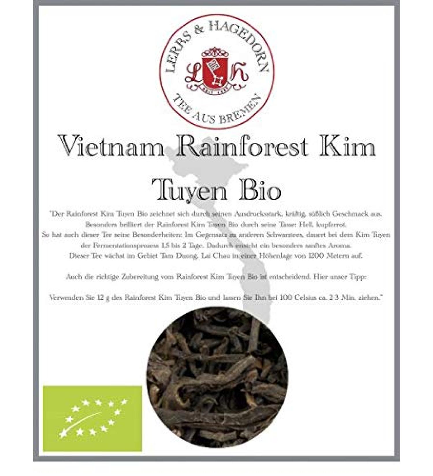  Lerbs & Hagedorn Vietnam Rainforest Kim Tuyen Organic 1 kg - Buy Online on GoSupps.com