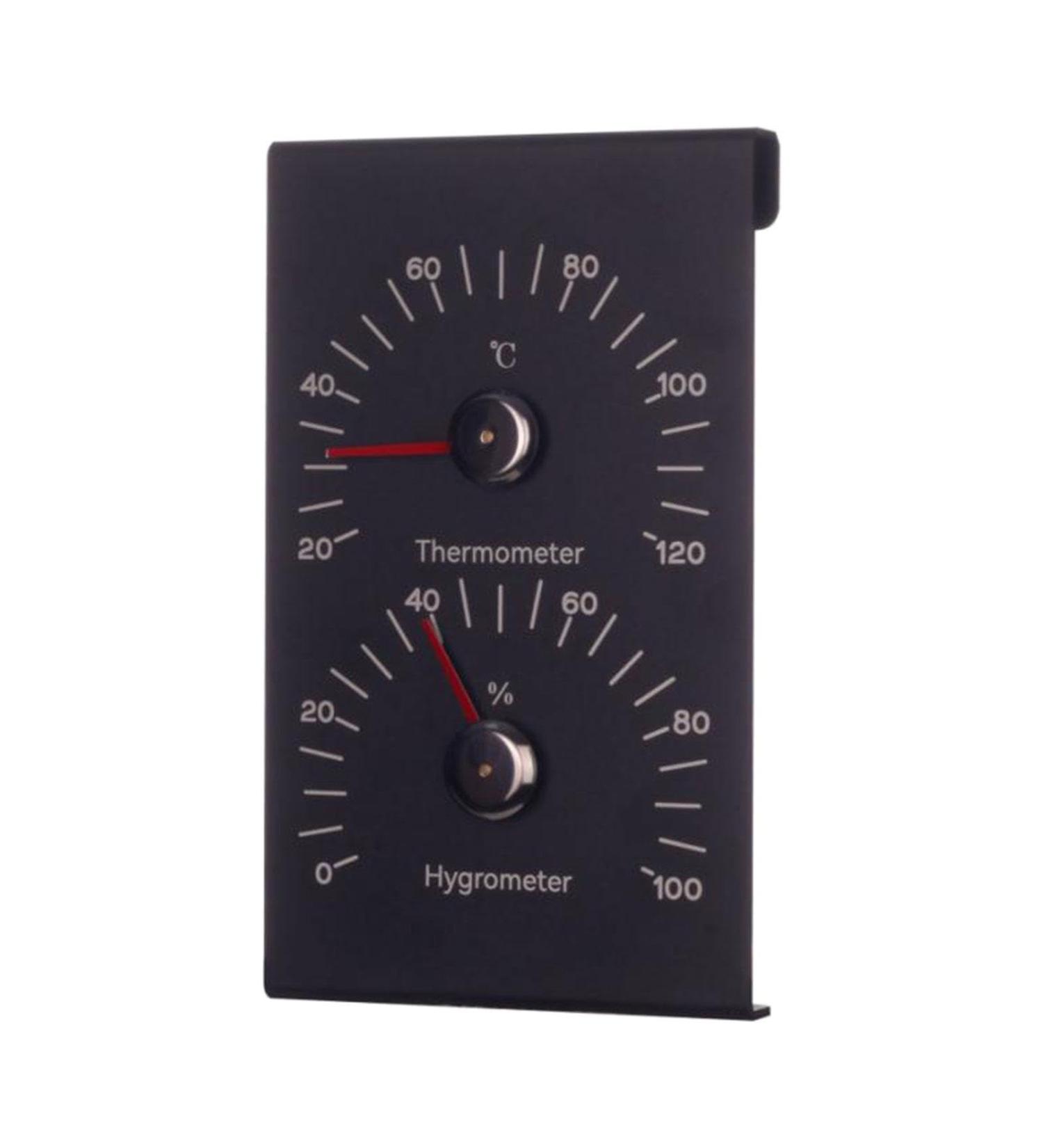 Fenteer 2-in-1 Sauna Thermometer & Humidity Meter - Portable Temperature Measuring Device & Internal Sauna Accessories for Optimal Relaxation - Buy Online on GoSupps.com