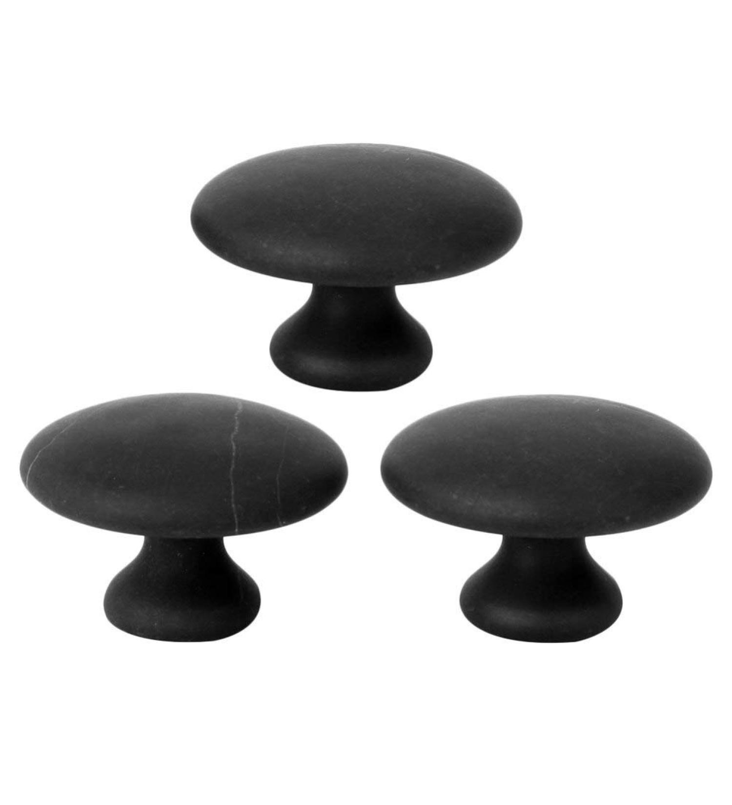 Exceart 3-Piece Hot Stone Massage Set | Gua Sha Tools for Spa Healing & Pain Relief | Basalt Lava Stones for Relaxation - Buy Online on GoSupps.com