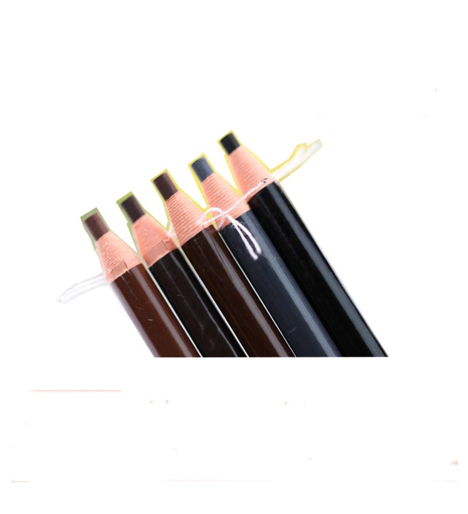  Kingknow Pull Cord Eyebrow Pencil Pen Waterproof Sweatproof Non-Fadeing Long-Lasting Not Easy to Fade (Grey#6) - Buy Online on GoSupps.com