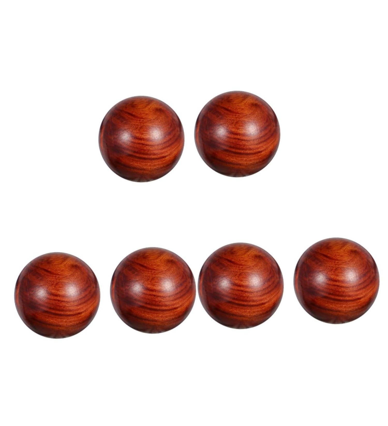 FRCOLOR 6-Pack Tai Chi Balls | Stress Relief & Acupuncture Massage Handballs | Handmade Rosewood Desk Accessories - Buy Online on GoSupps.com