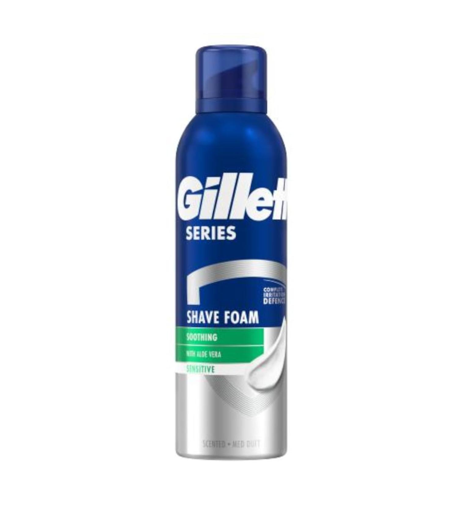 Gillette Series 3x Action Sensitive Shave Foam 250 ml