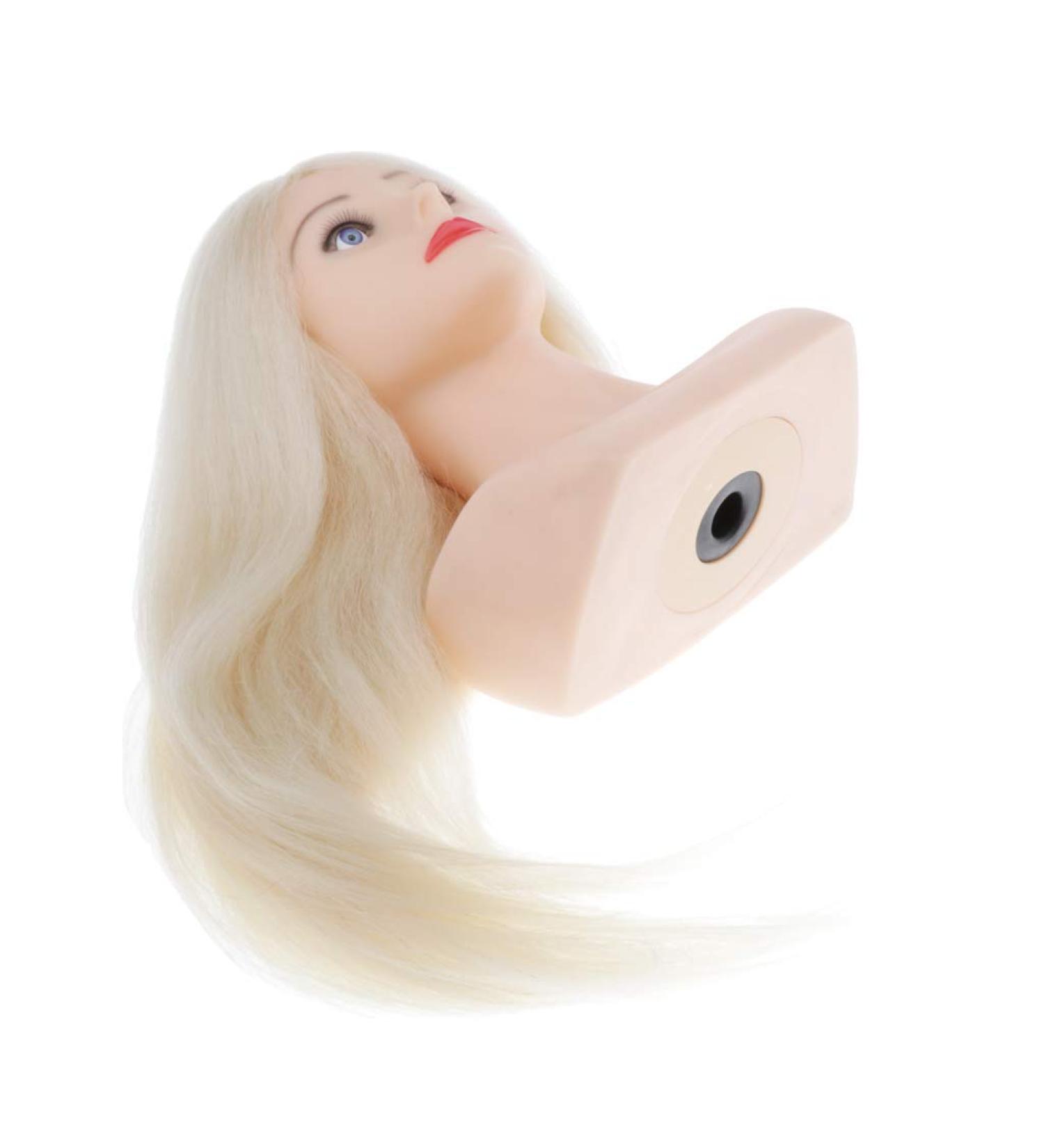 27 Training Heads for Hairdressers - Professional Female Practice Dolls with Wig - Ideal for Makeup & Hair Styling - Buy Online on GoSupps.com