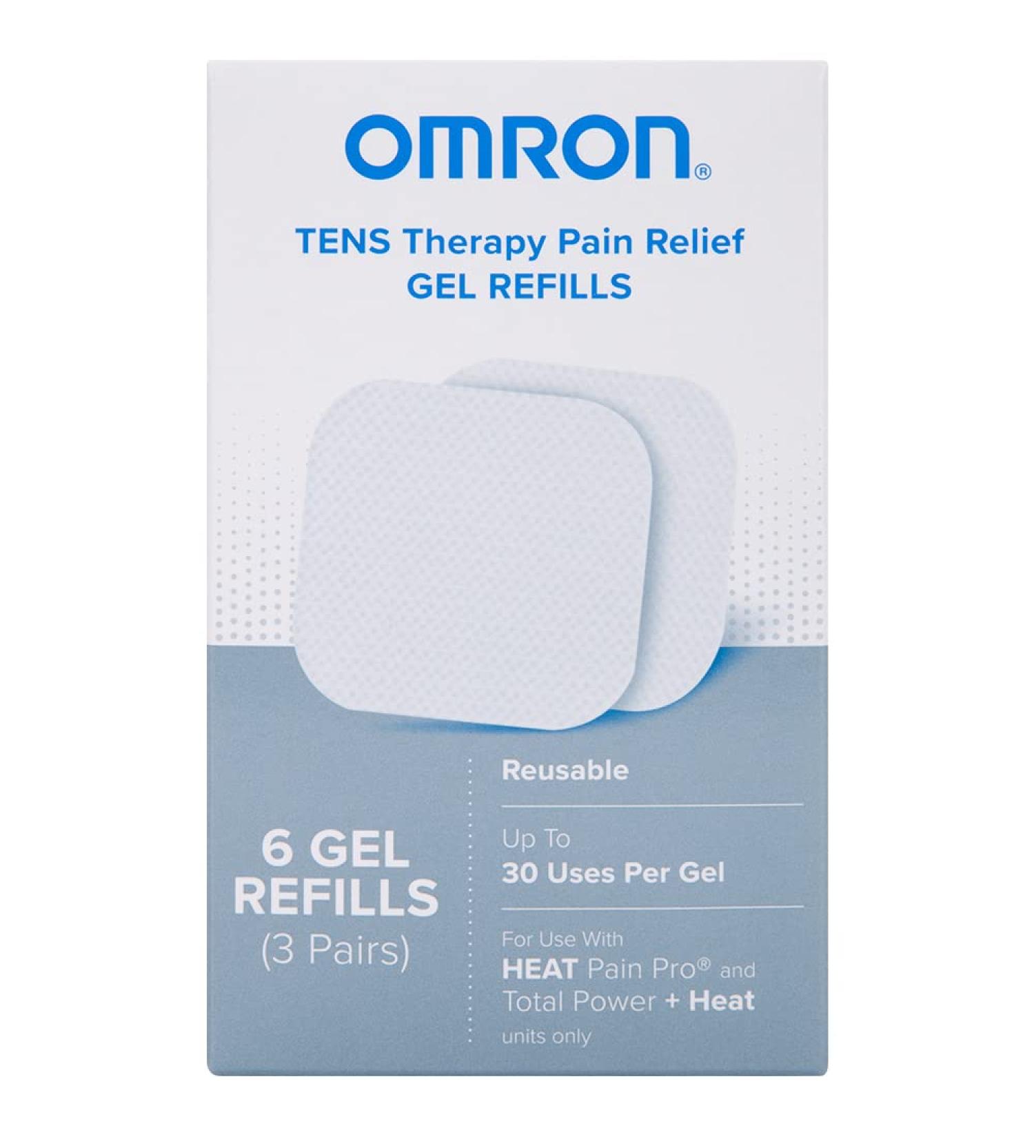 OMRON Tens Unit Gel Pads - Long-Lasting Electrode Replacement Pads - Buy Online on GoSupps.com