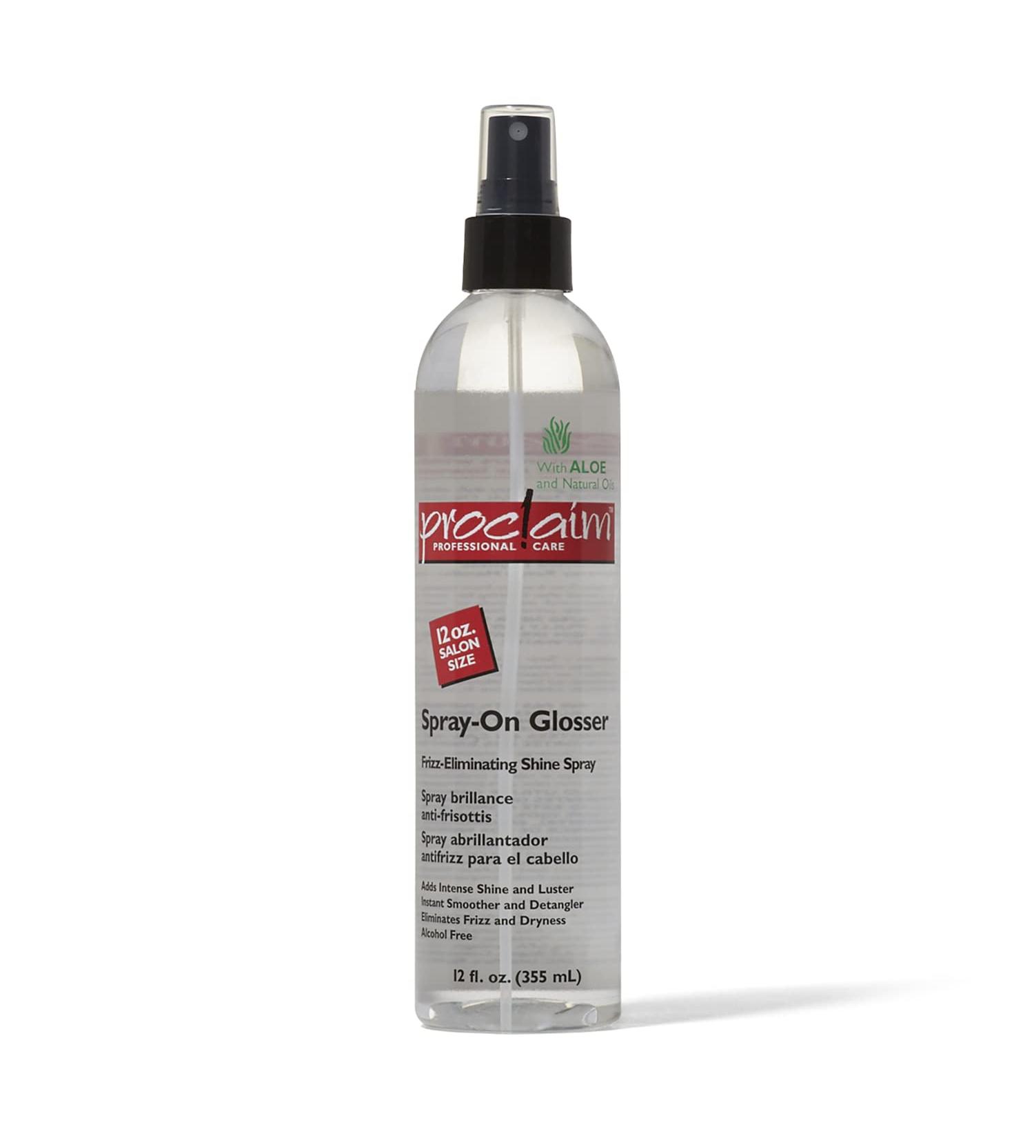 Spray On Glosser 12fl.OZ. (355 ml) - Professional Shine Enhancer for Hair and Nails - Buy Online on GoSupps.com