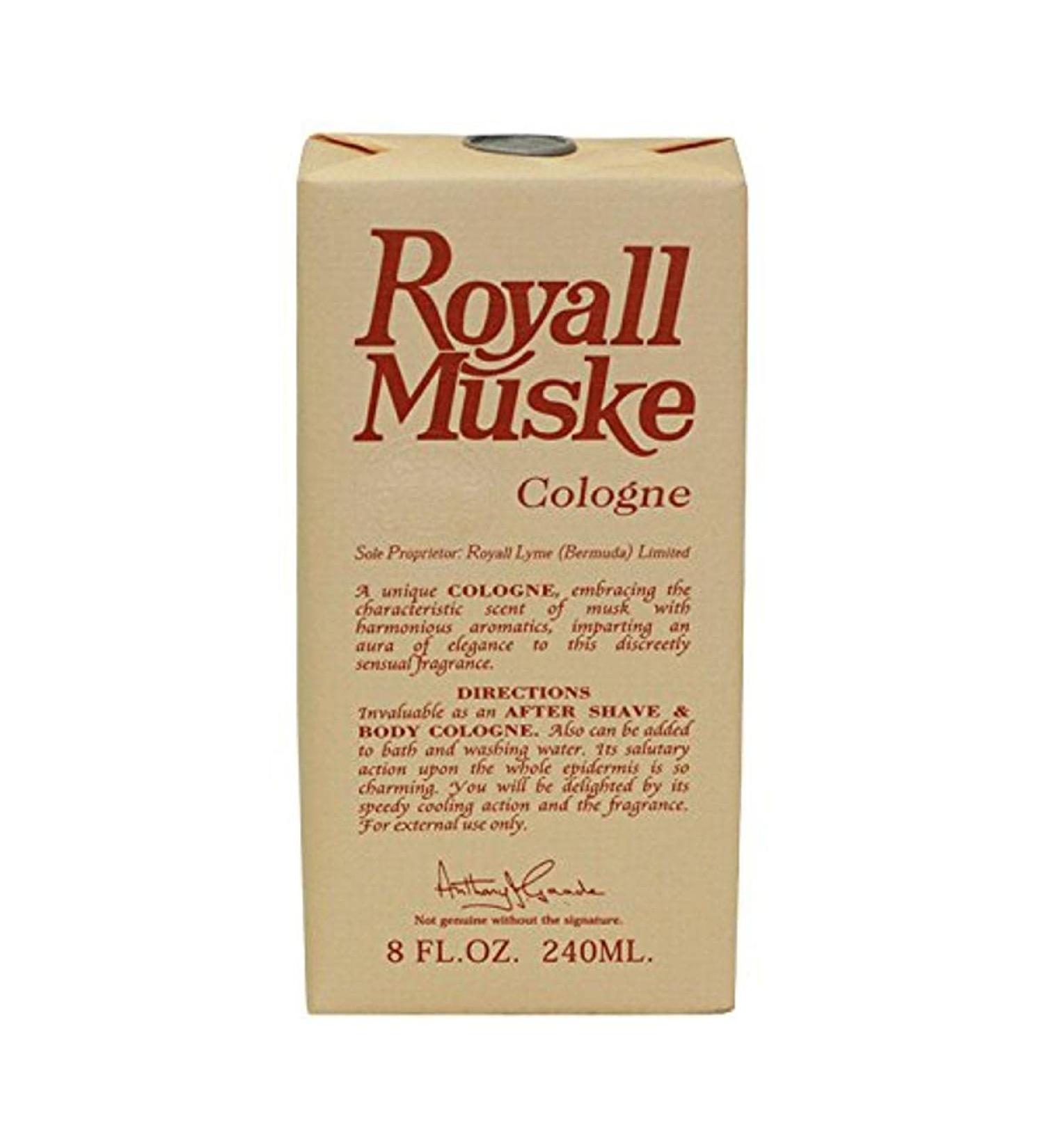 Royall Muske by Royall Fragrances for Men 8.0 oz Eau de Cologne Splash Bottle
