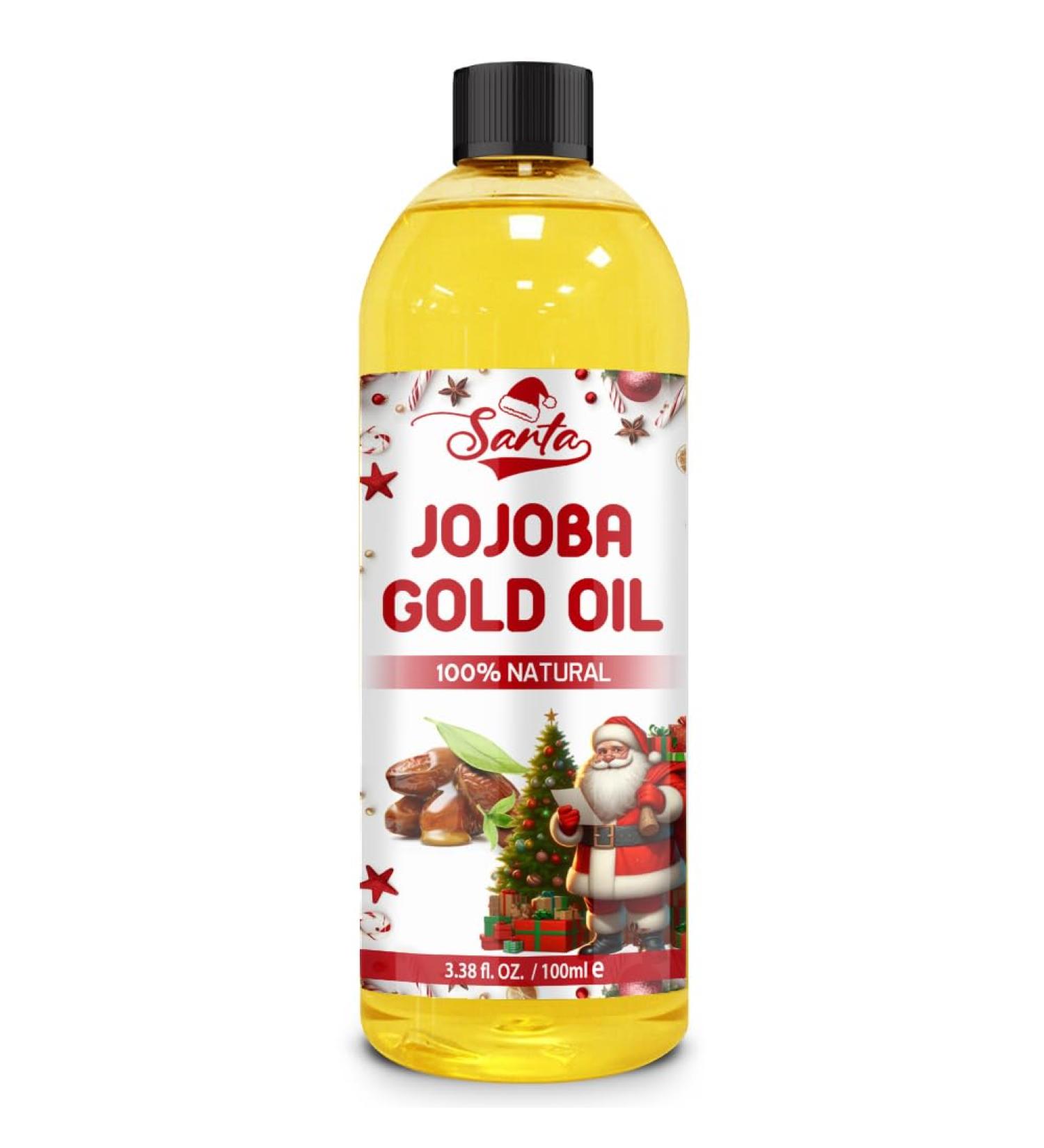 Santa 100% Pure & Undiluted Cold Pressed Castor Oil Hexane Free for Eyebrows, Nails, Beard, Hair, Eyelashes, Eyelash Growth