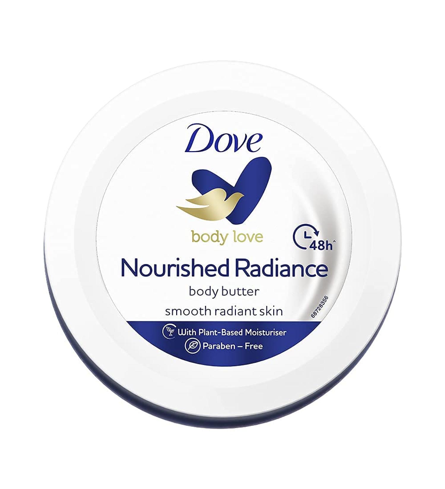 Nourished Radiance Body Butter - Paraben Free 48hrs Moisturisation | Shop Internationally - Buy Online on GoSupps.com